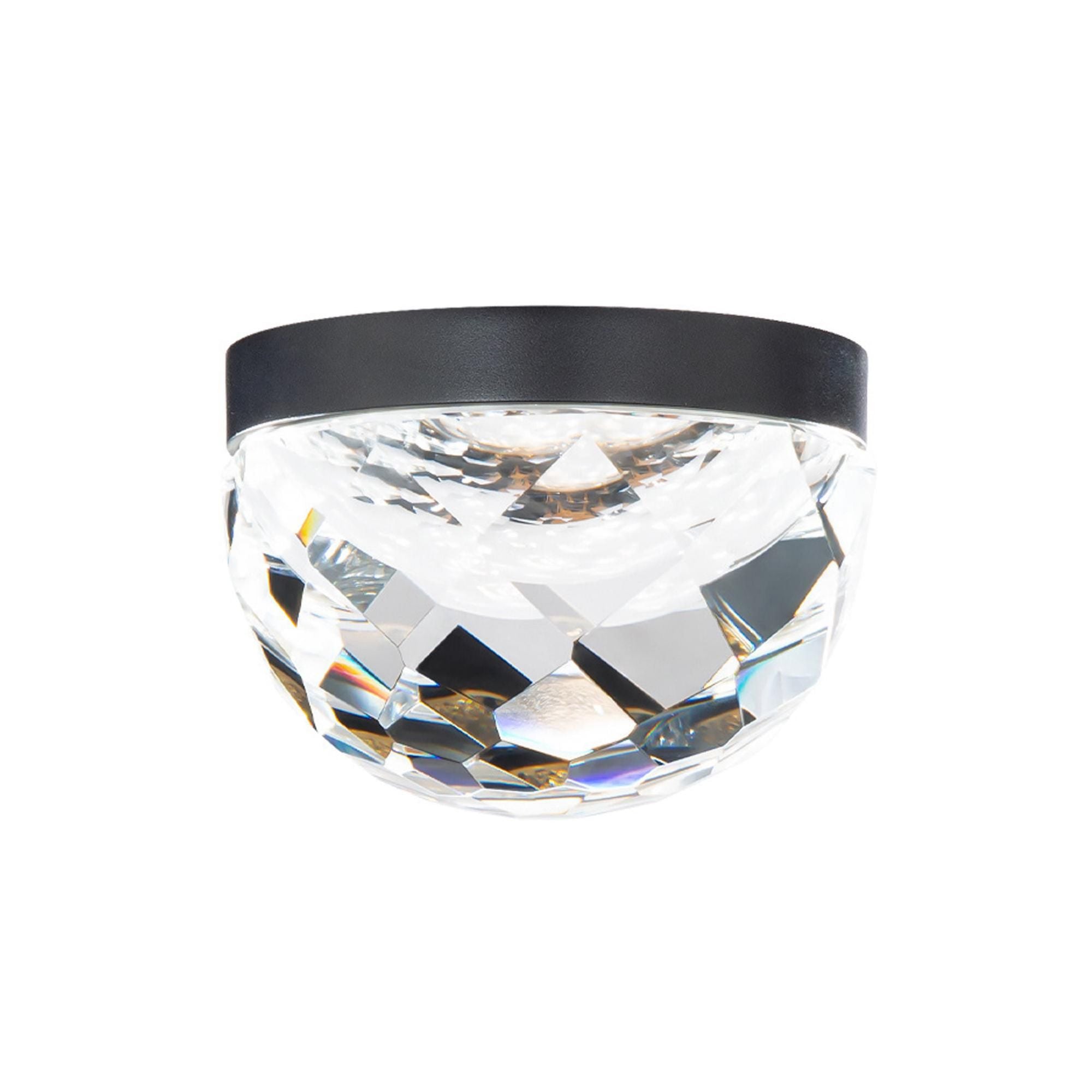 Cascade 6in LED Flush Mount 3000K in Black