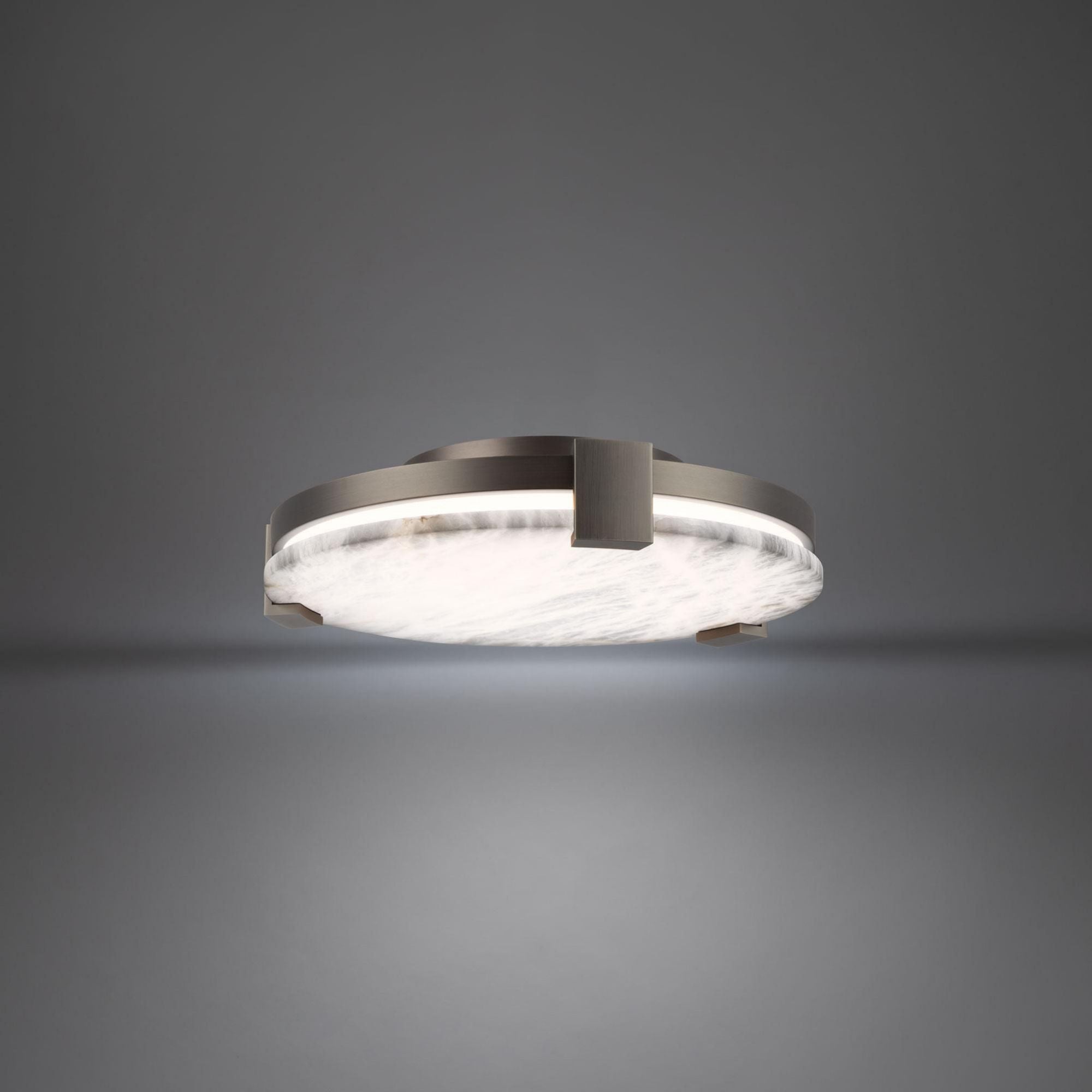 Catalonia 17in LED Flush Mount 3000K in Antique Nickel