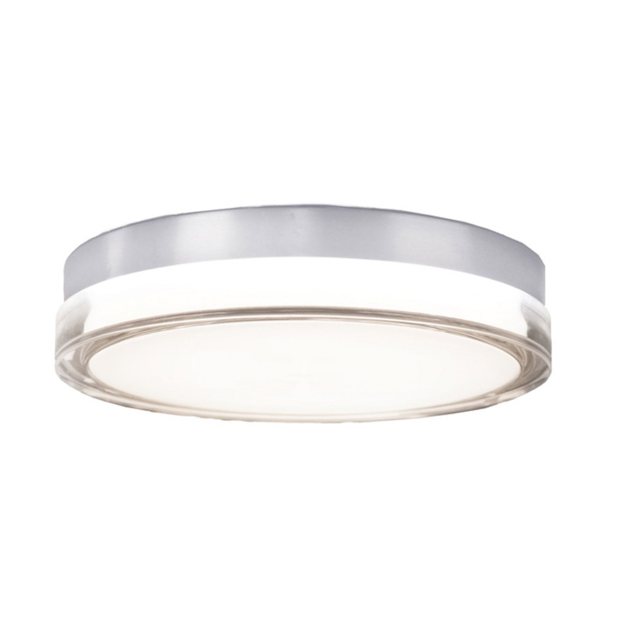 Modern Forms FM-W44815-30-SS 3000K 31 Watt Pi LED Round Flush Mount in Stainless Steel