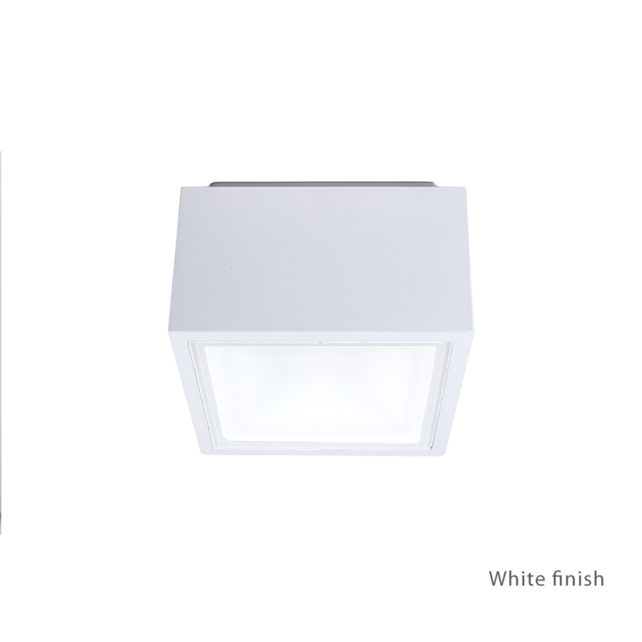 Modern Forms FM-W9200-WT 3000K 16.5 Watt Bloc LED Flush Mount in White