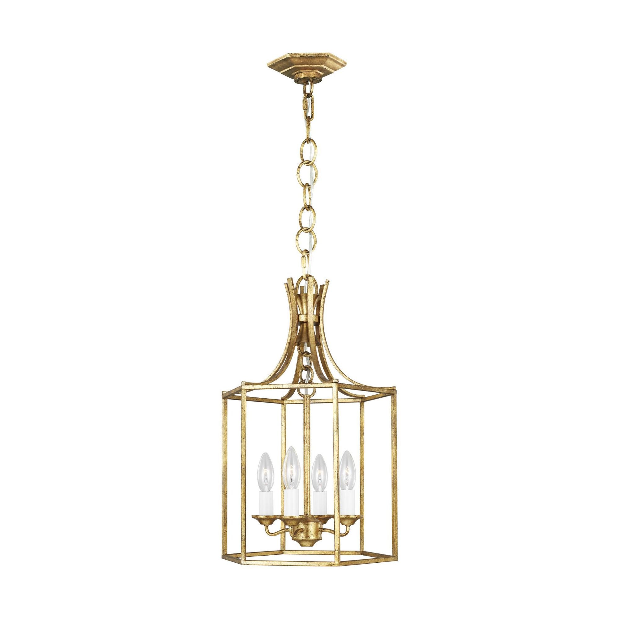 Alexa Hampton Bantry House Small Lantern in Antique Gild