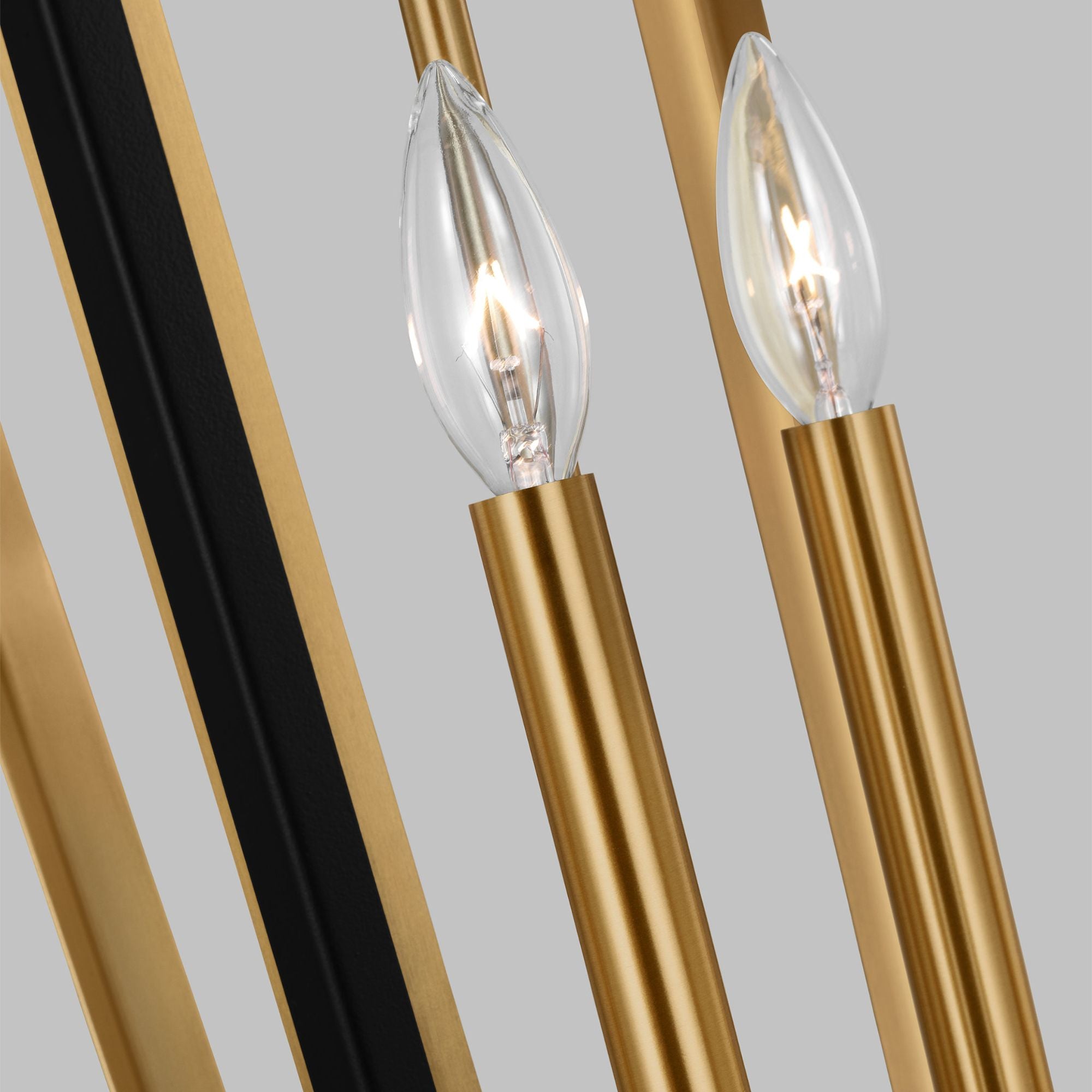 Alexa Hampton Curt Small Lantern in Midnight Black