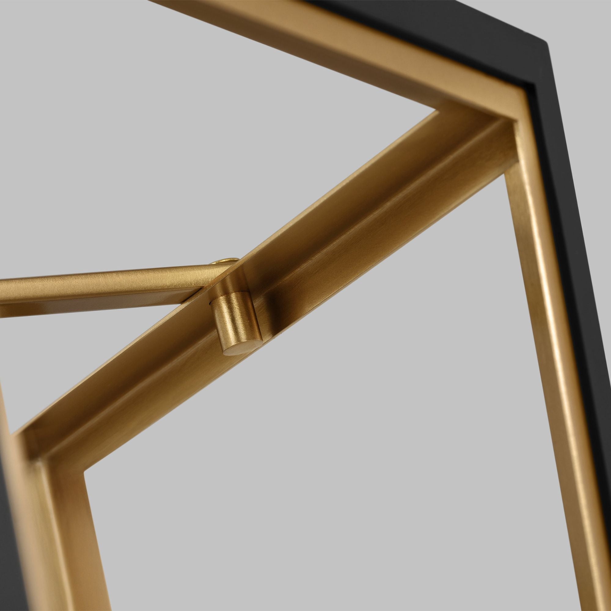 Alexa Hampton Curt Small Lantern in Midnight Black