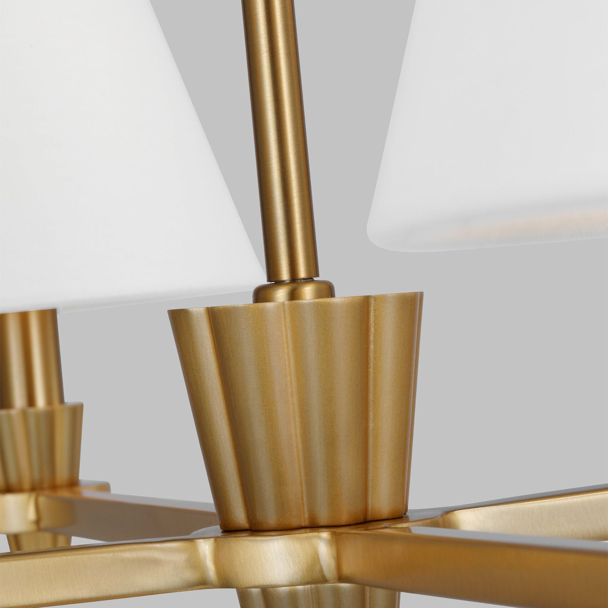 Alexa Hampton Paisley Medium Chandelier in Burnished Brass