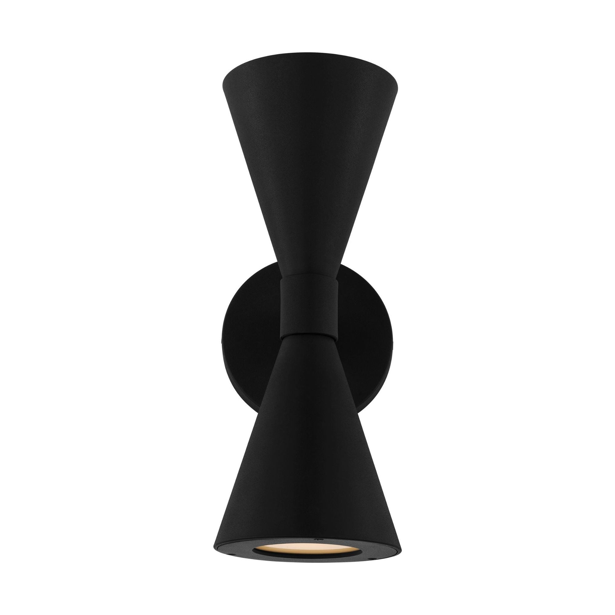 AERIN Albertine Small Outdoor Sconce in Textured Black