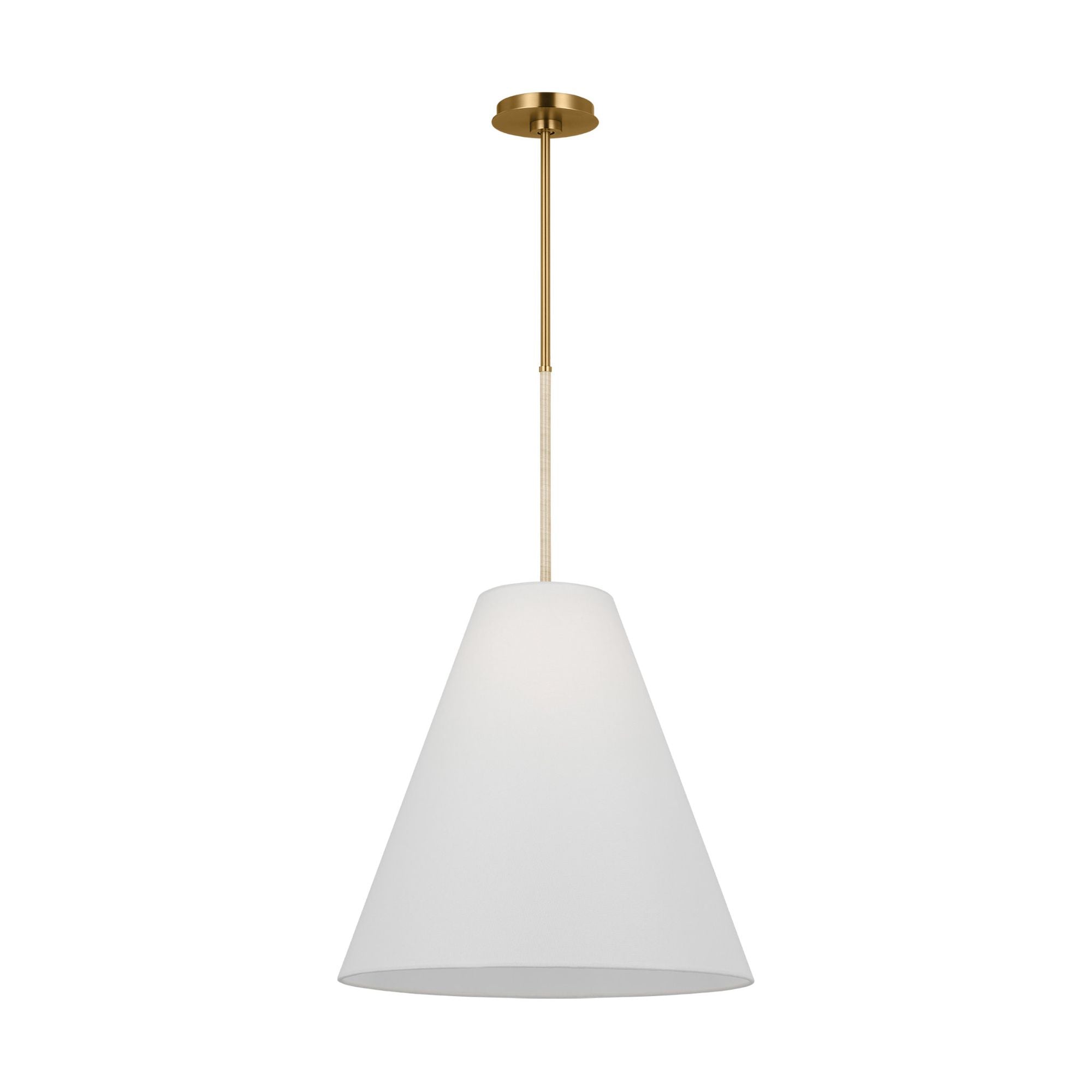 AERIN Remy Large Pendant in Burnished Brass