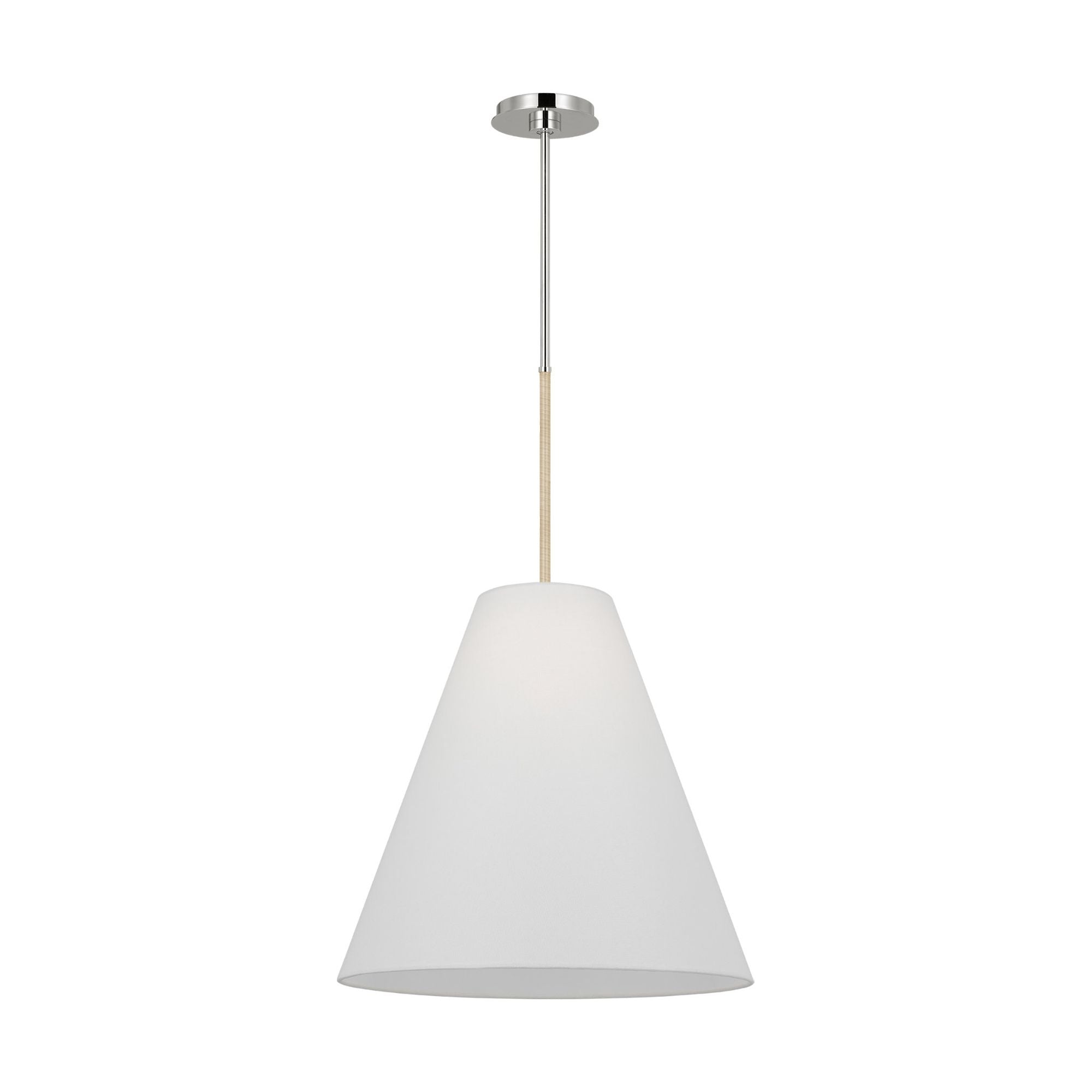 AERIN Remy Large Pendant in Polished Nickel
