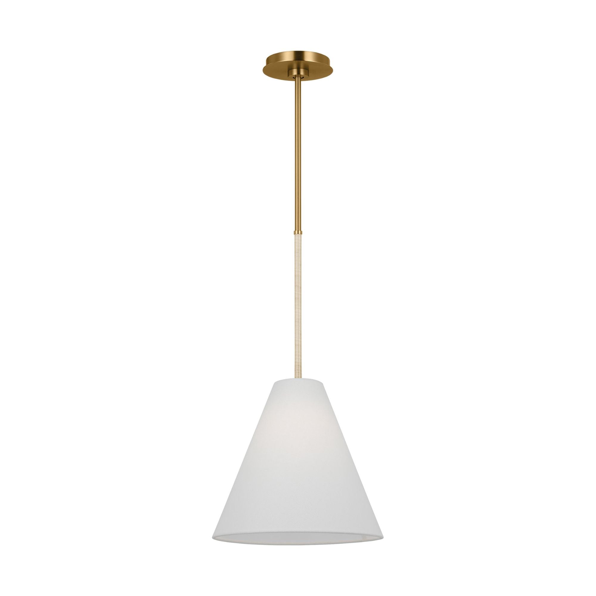 AERIN Remy Small Pendant in Burnished Brass