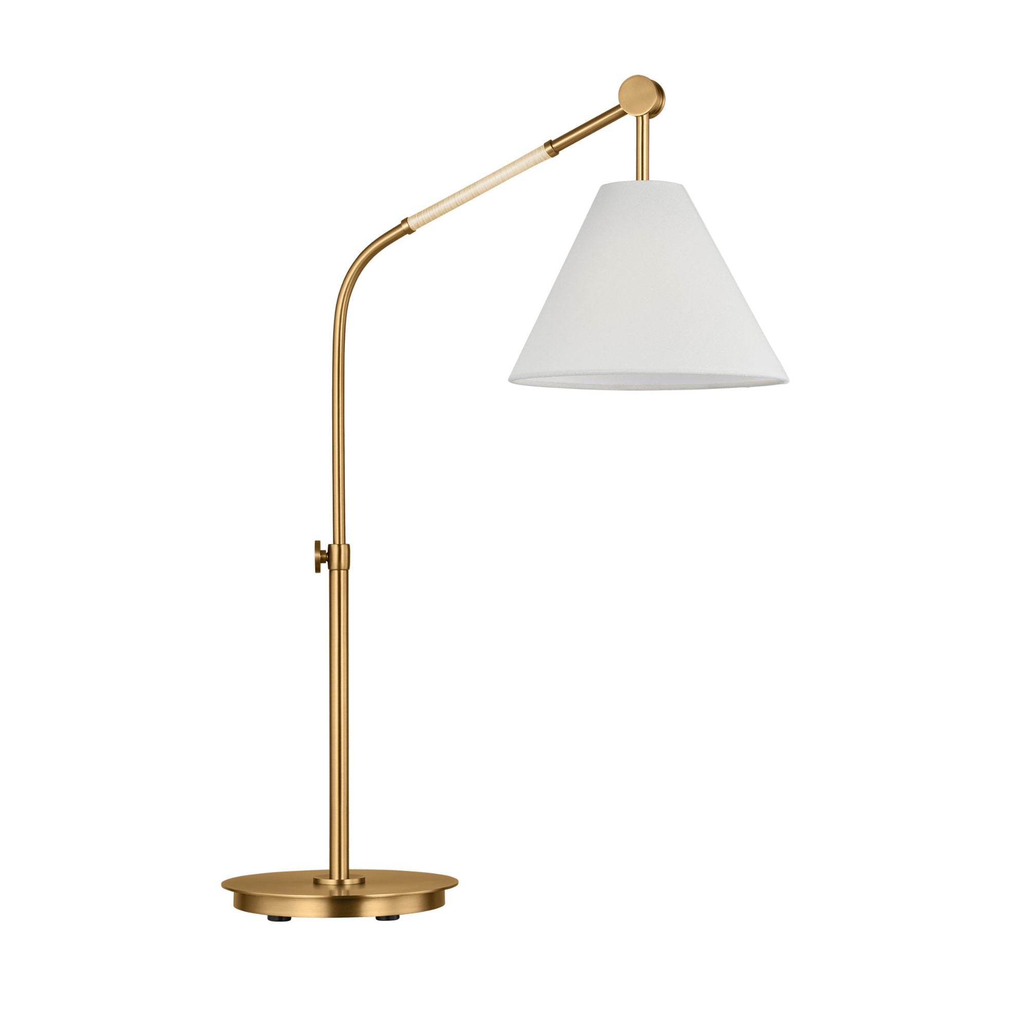 AERIN Remy Large Task Table Lamp in Burnished Brass