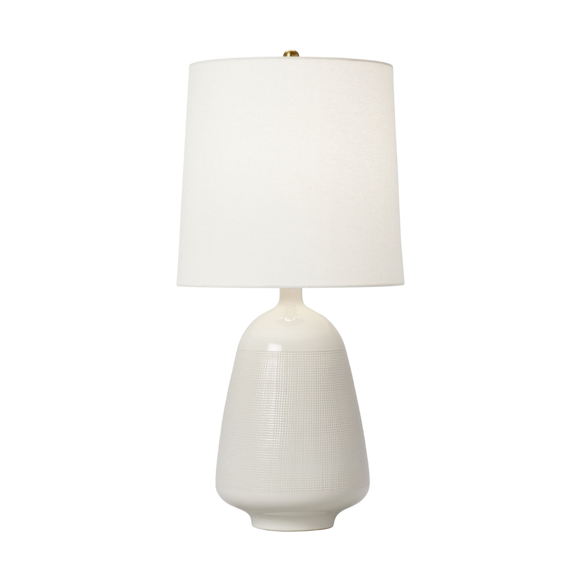 AERIN Ornella Medium Table Lamp in New White