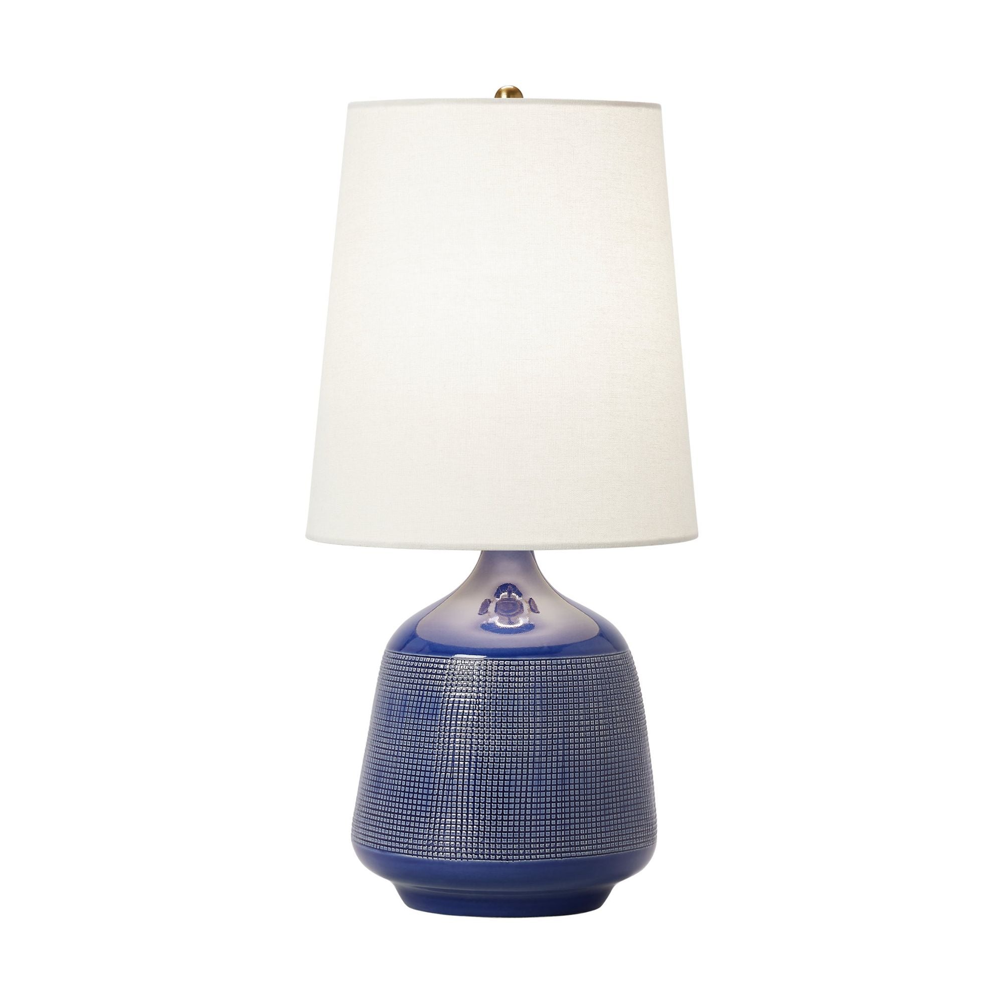 AERIN Ornella Small Table Lamp in Blue Celadon