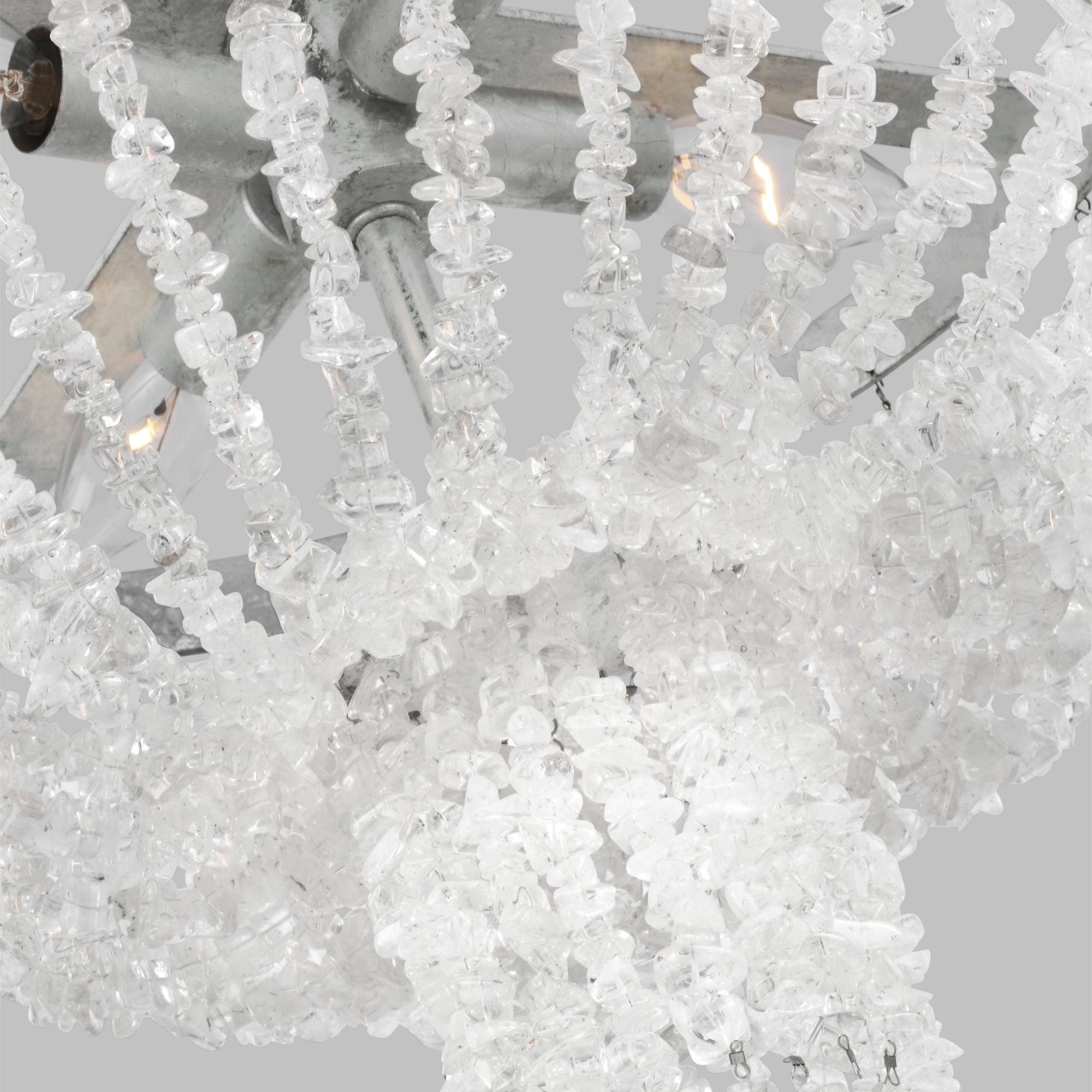 Alexa Hampton Leon Flush Mount in Salt Mist