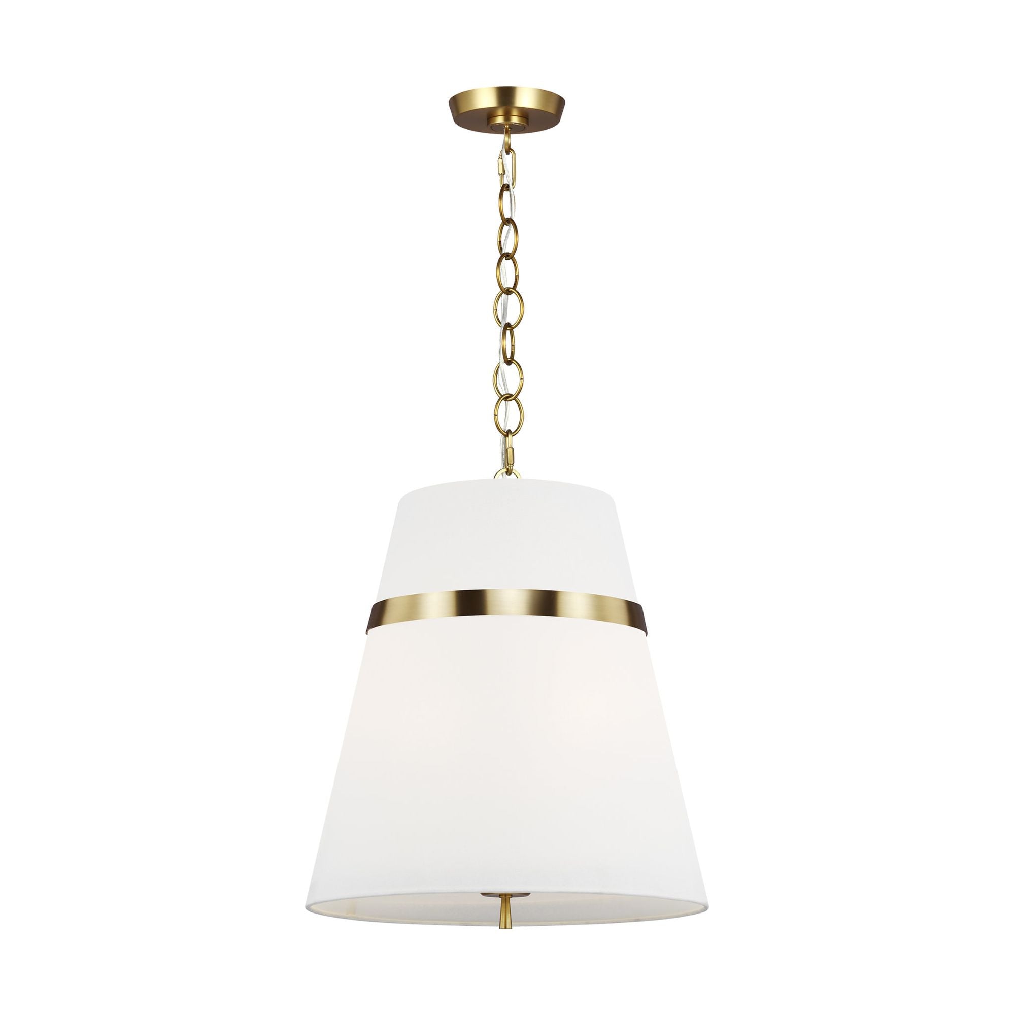 Alexa Hampton Cordtlandt Large Pendant in Burnished Brass