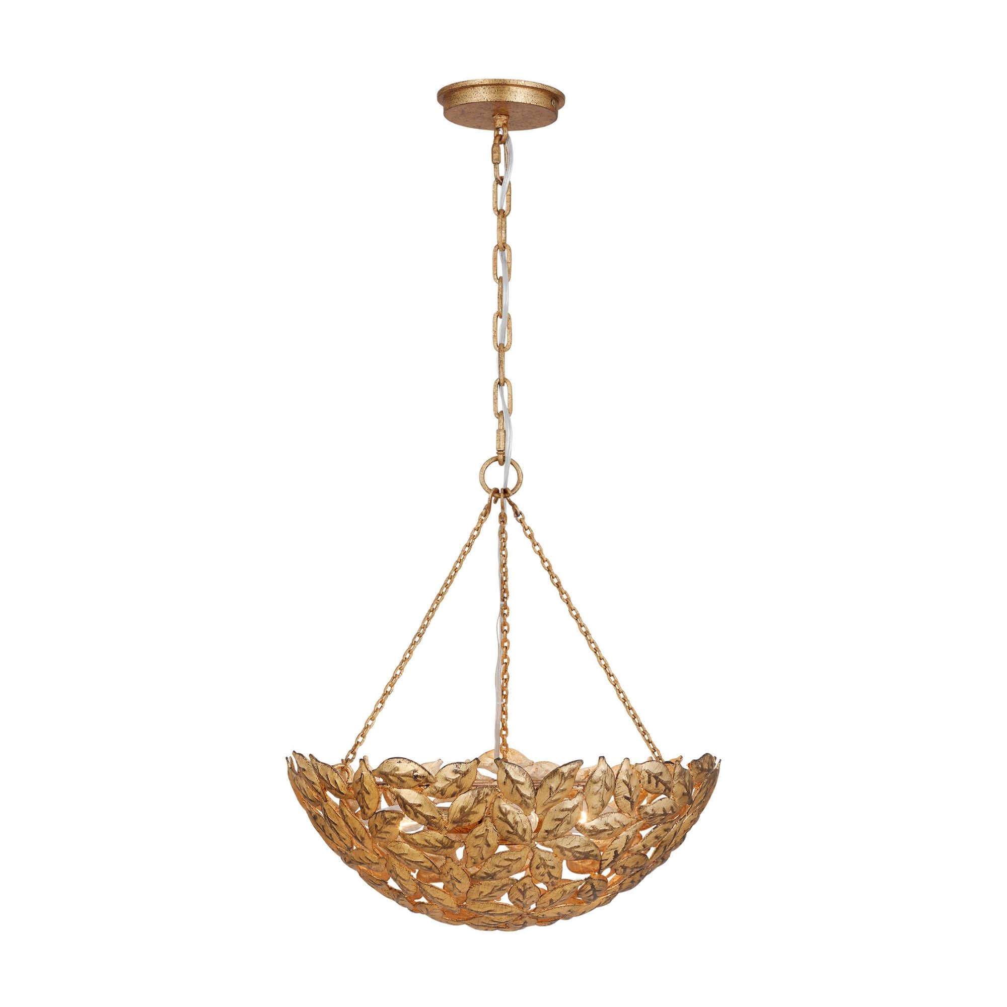 Alexa Hampton Kelan Small Pendant in Antique Gild