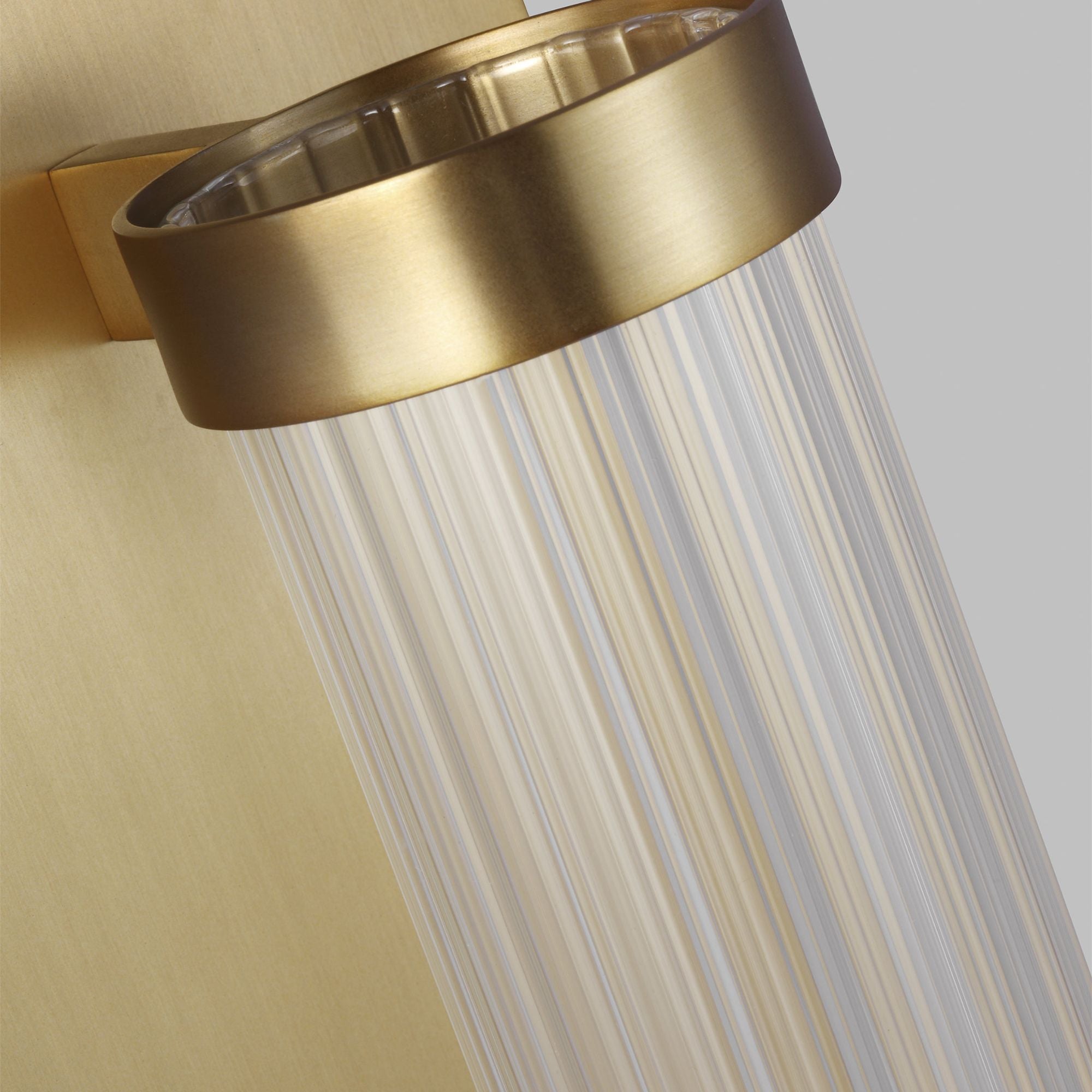 Alexa Hampton Demi Sconce in Burnished Brass