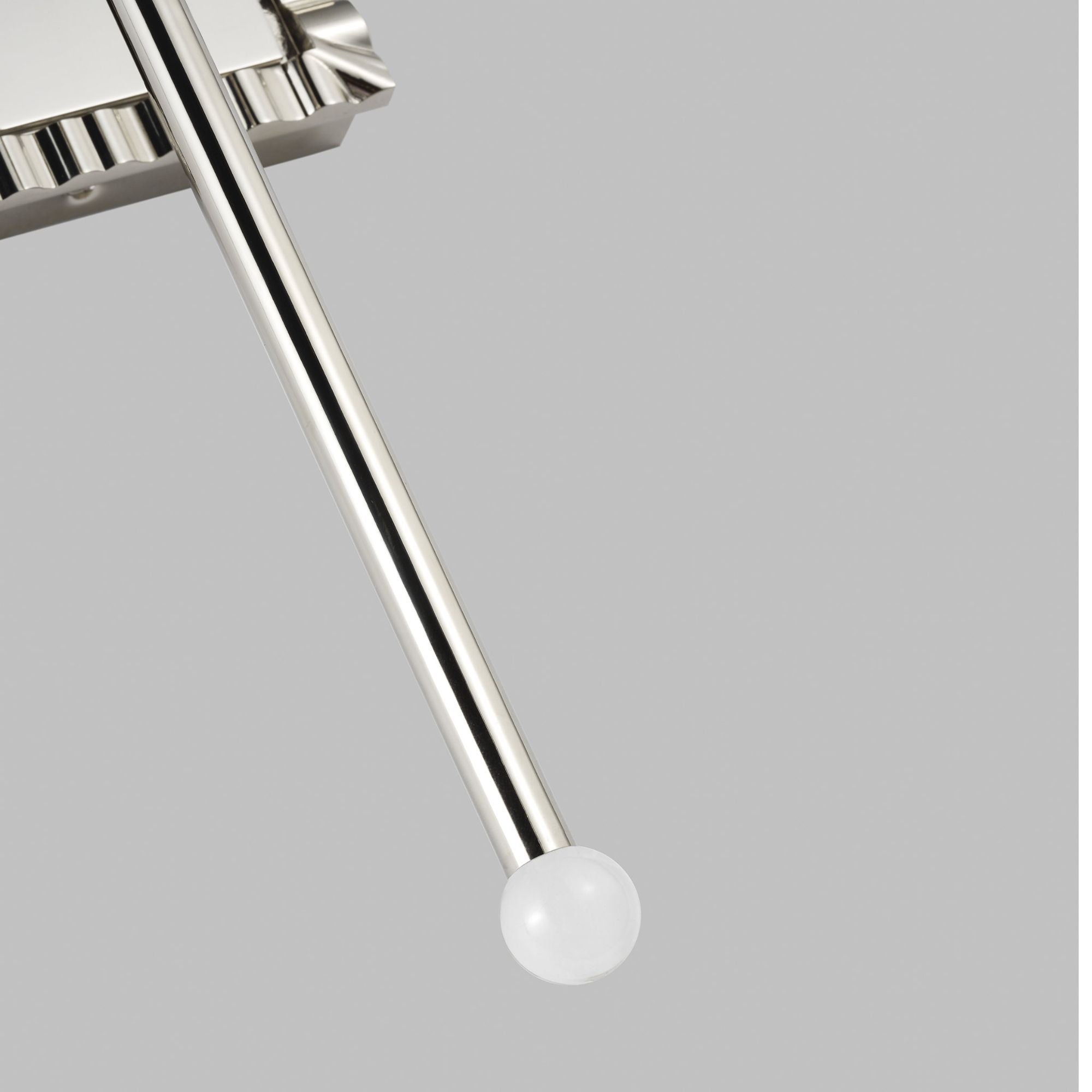 Alexa Hampton Baxley Sconce in Polished Nickel
