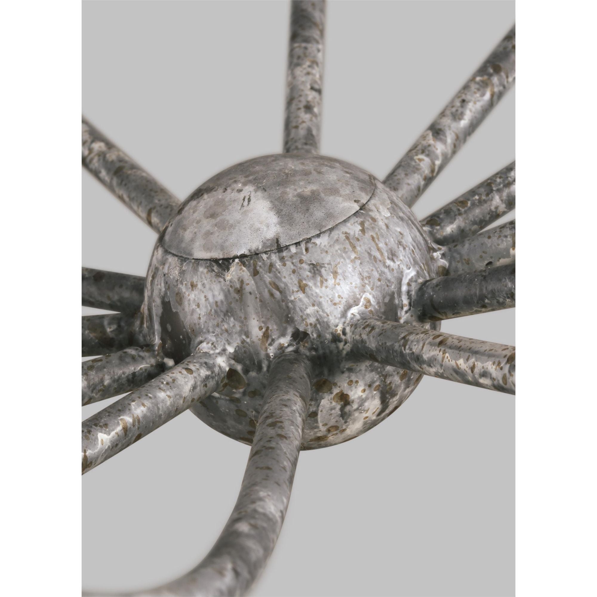 Chapman & Myers Richmond Medium Chandelier in Weathered Galvanized