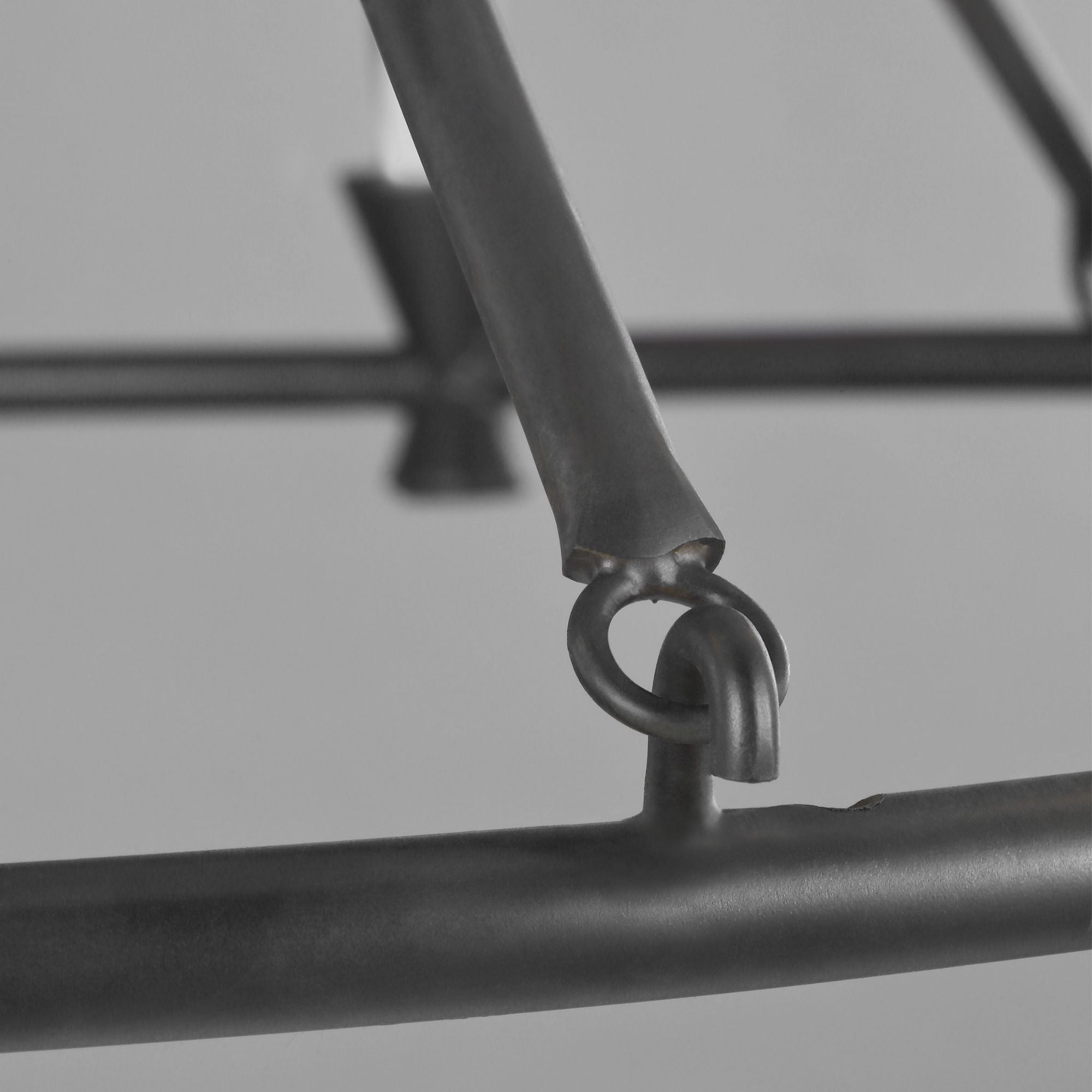 Chapman & Myers Keystone Medium Chandelier in Aged Iron