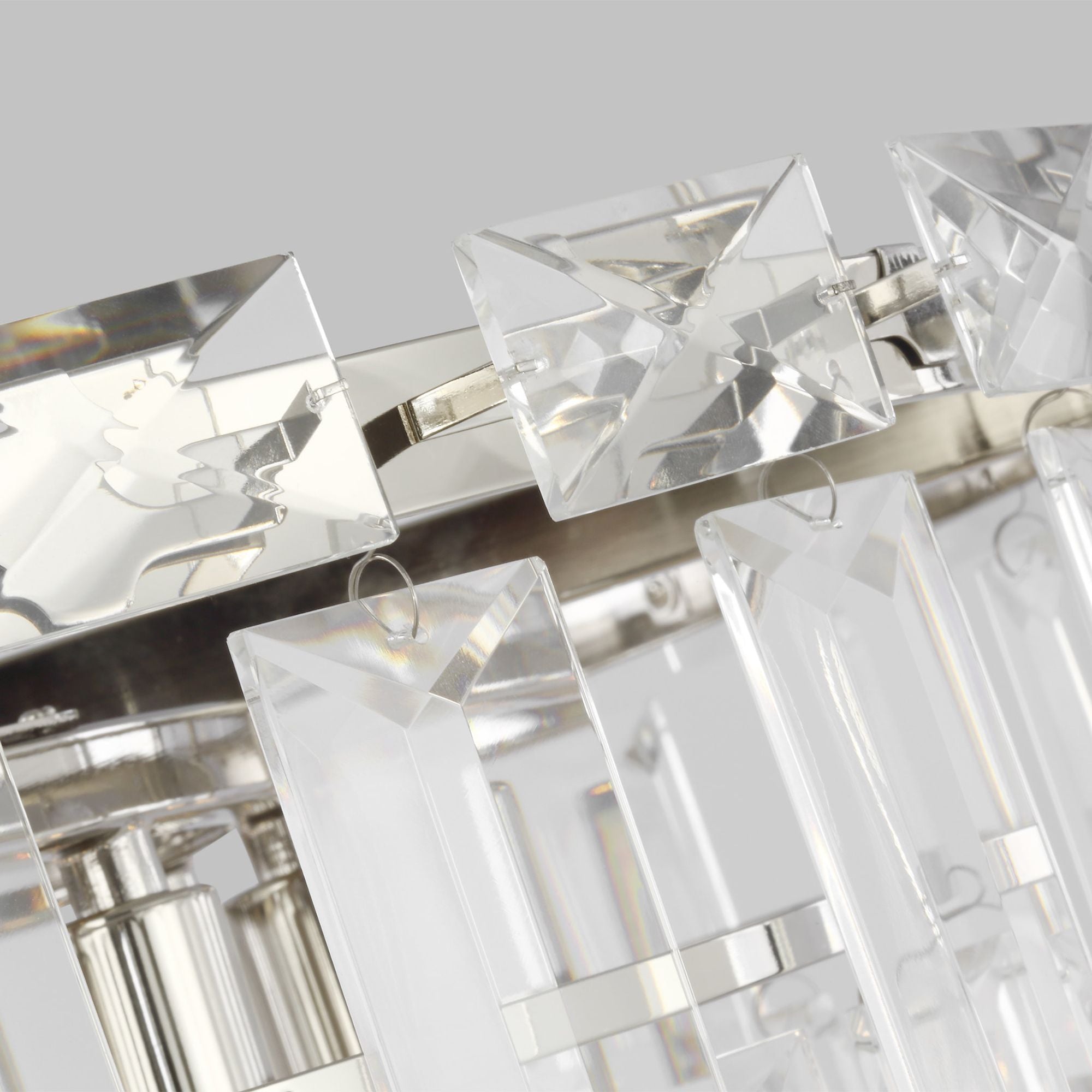 Chapman & Myers Arden Medium Chandelier in Polished Nickel