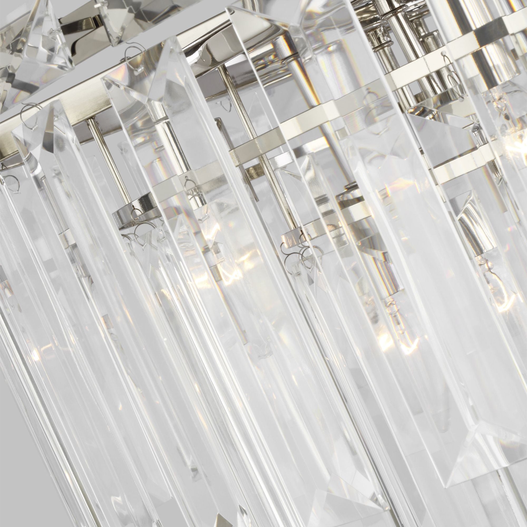 Chapman & Myers Arden Large Chandelier in Polished Nickel