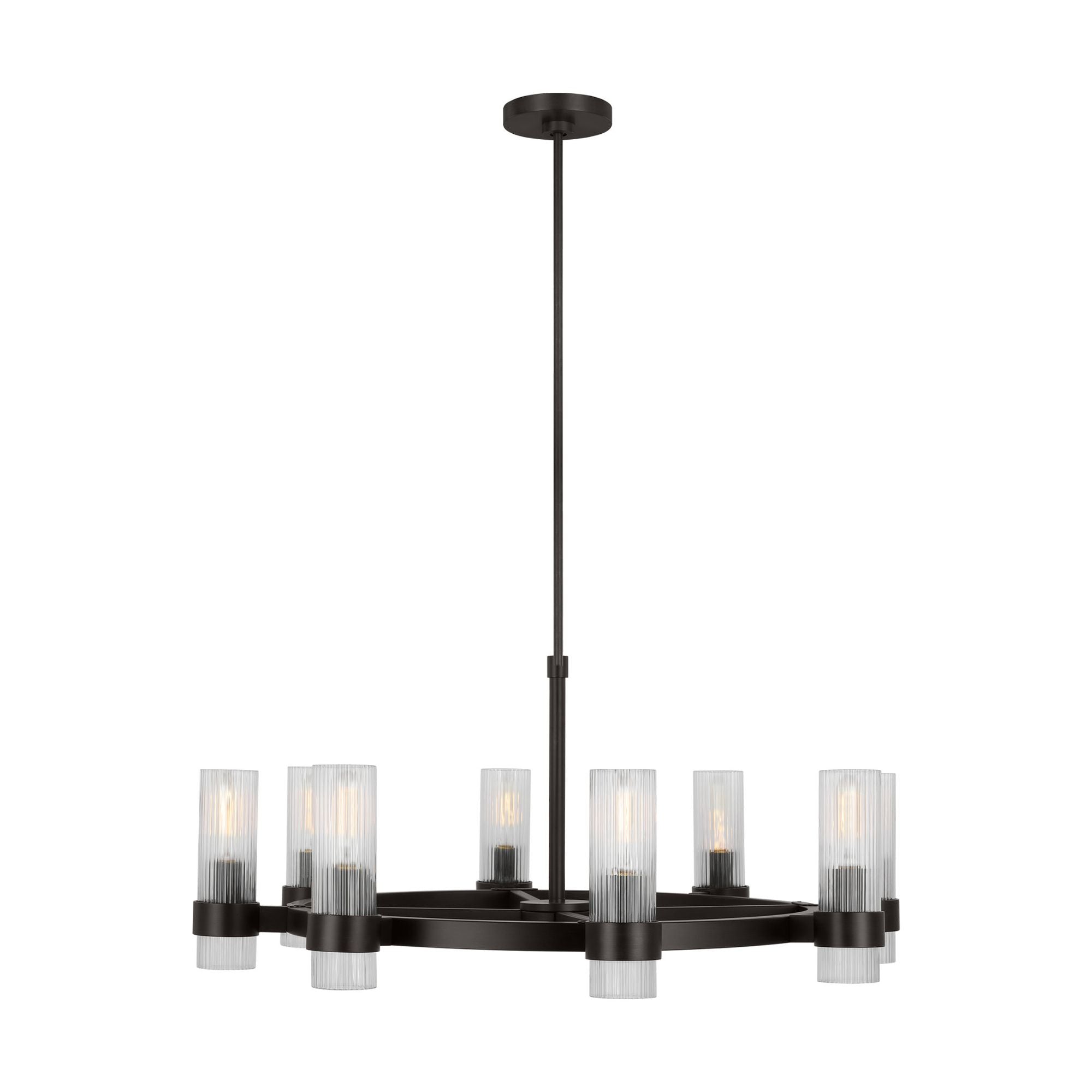 Chapman & Myers Geneva Chandelier in Aged Iron