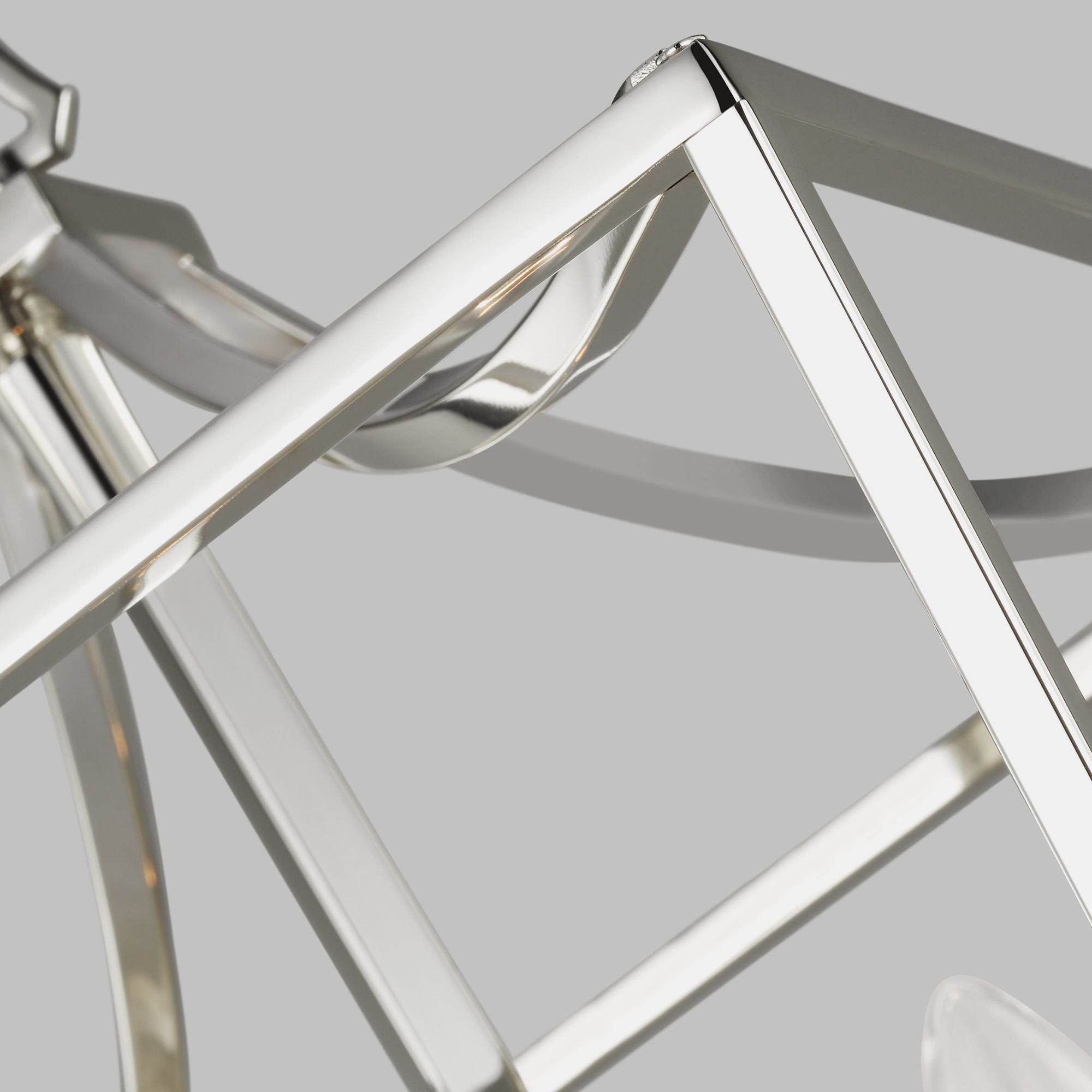 Chapman & Myers Southold Mini Lantern in Polished Nickel