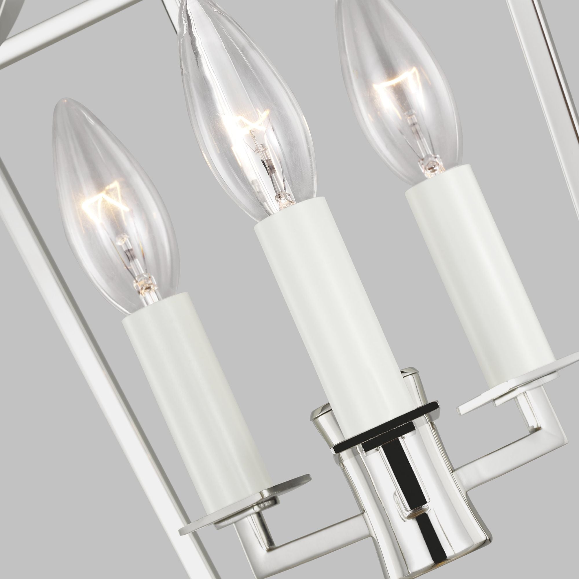 Chapman & Myers Southold Mini Lantern in Polished Nickel