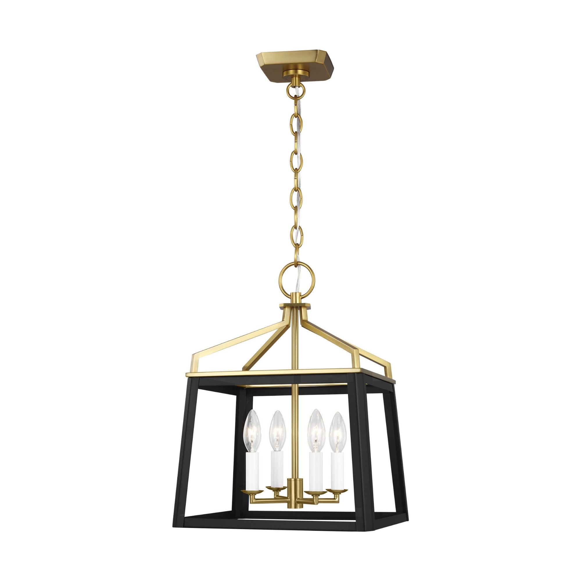 Chapman & Myers Carlow Medium Lantern in Midnight Black