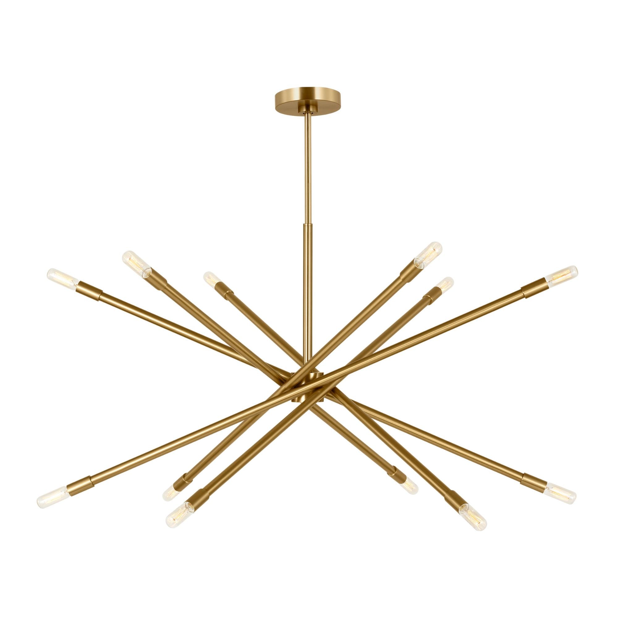 Chapman & Myers Eastyn Extra Large Chandelier in Burnished Brass