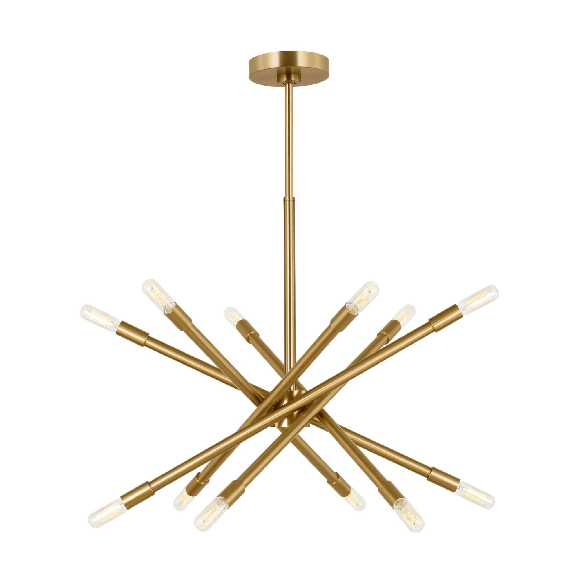 Chapman & Myers Eastyn Medium Chandelier in Burnished Brass