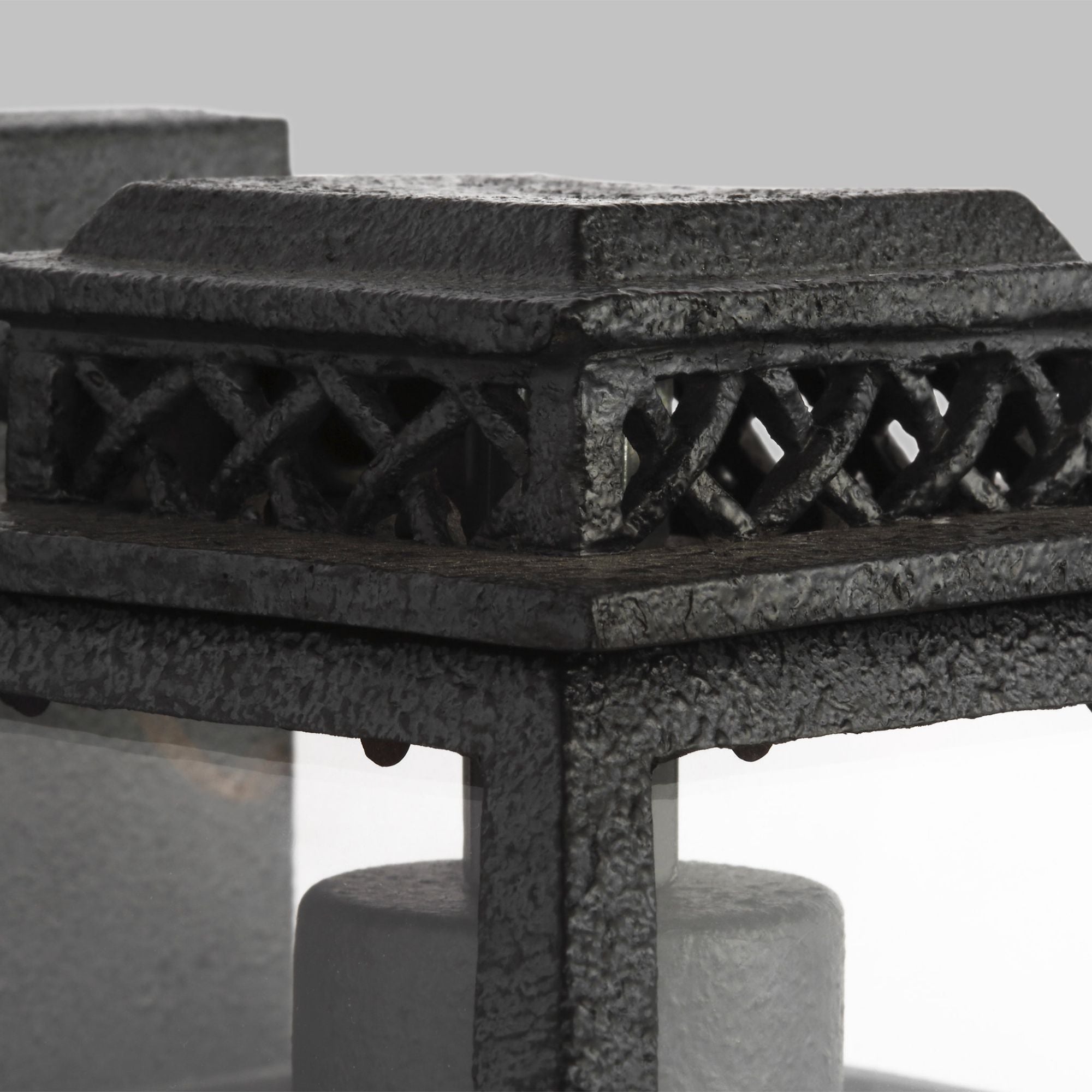 Chapman & Myers Falmouth Extra Small Outdoor Wall Lantern in Dark Weathered Zinc