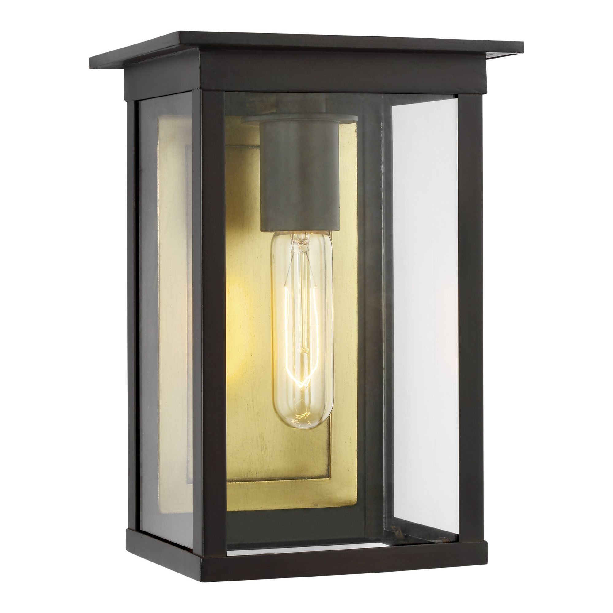 Chapman & Myers Freeport Small Outdoor Wall Lantern in Heritage Copper