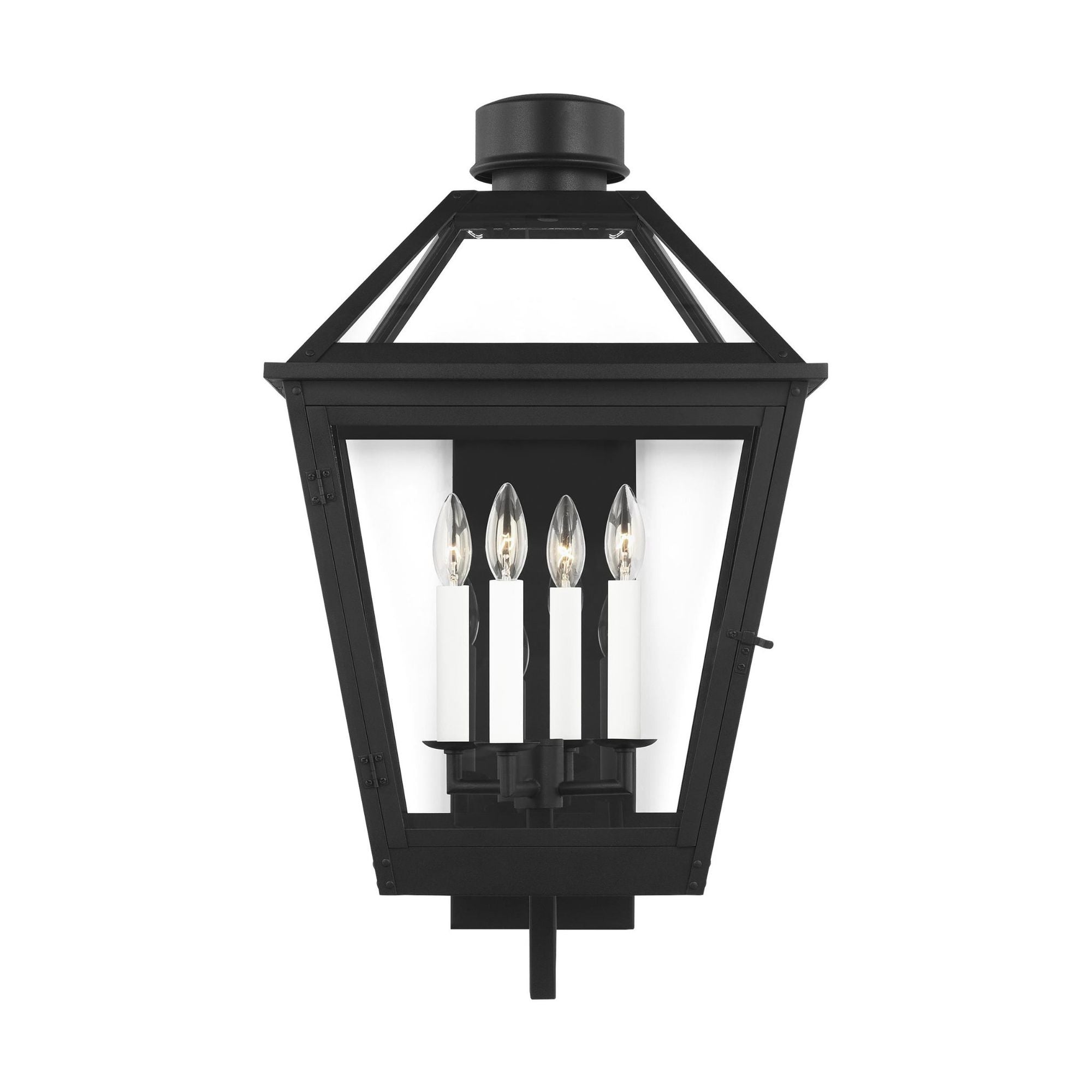 Chapman & Myers Hyannis Extra Large Lantern in Textured Black