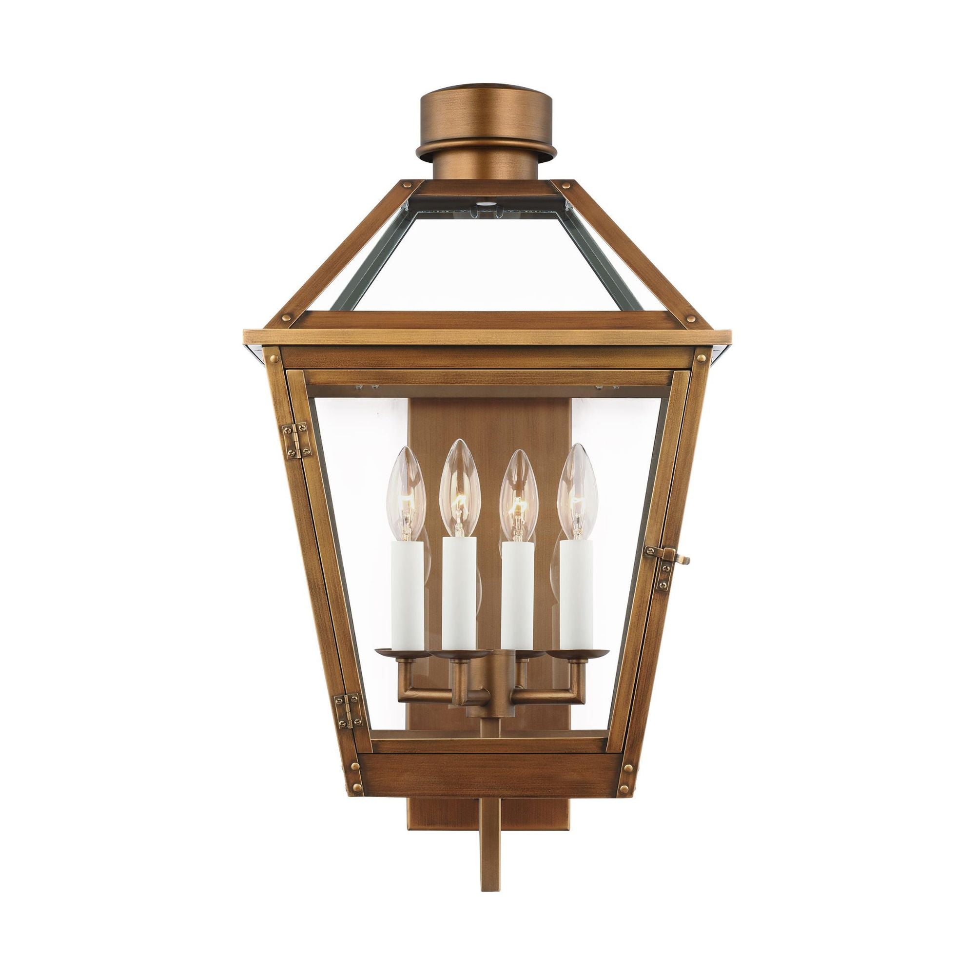 Chapman & Myers Hyannis Large Lantern in Natural Copper