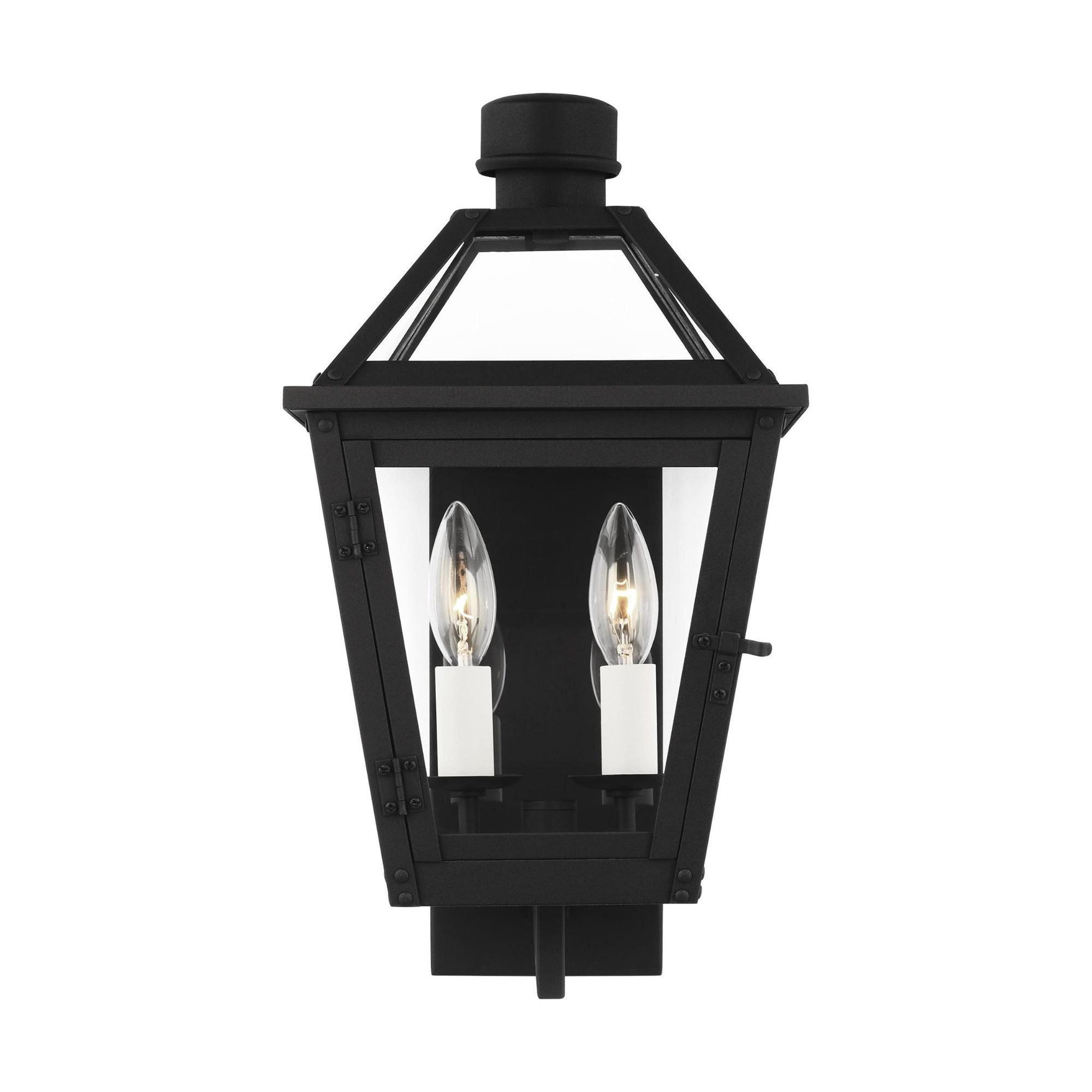 Chapman & Myers Hyannis Small Wall Lantern in Textured Black