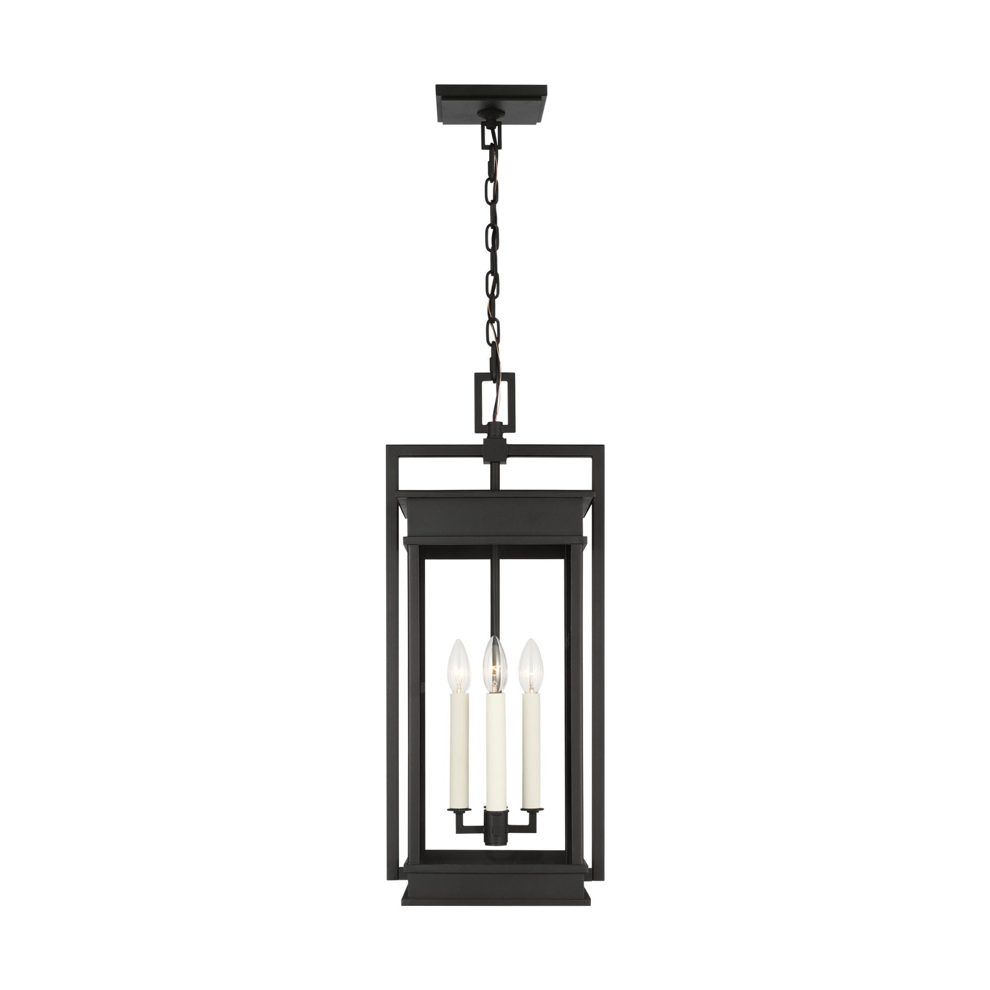 Chapman & Myers Cupertino Large Pendant in Textured Black
