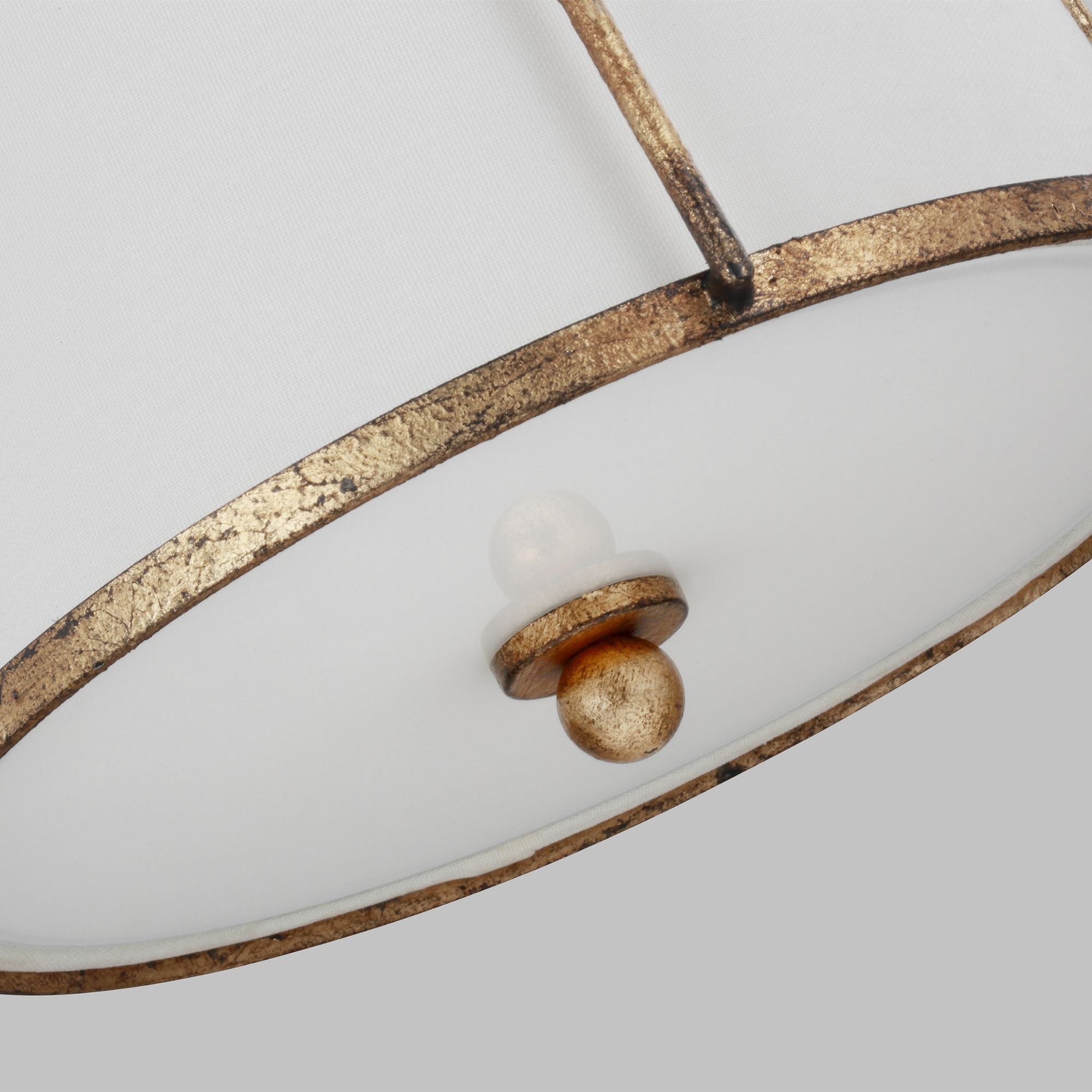 Chapman & Myers Stonington Small Hanging Shade in Antique Gild