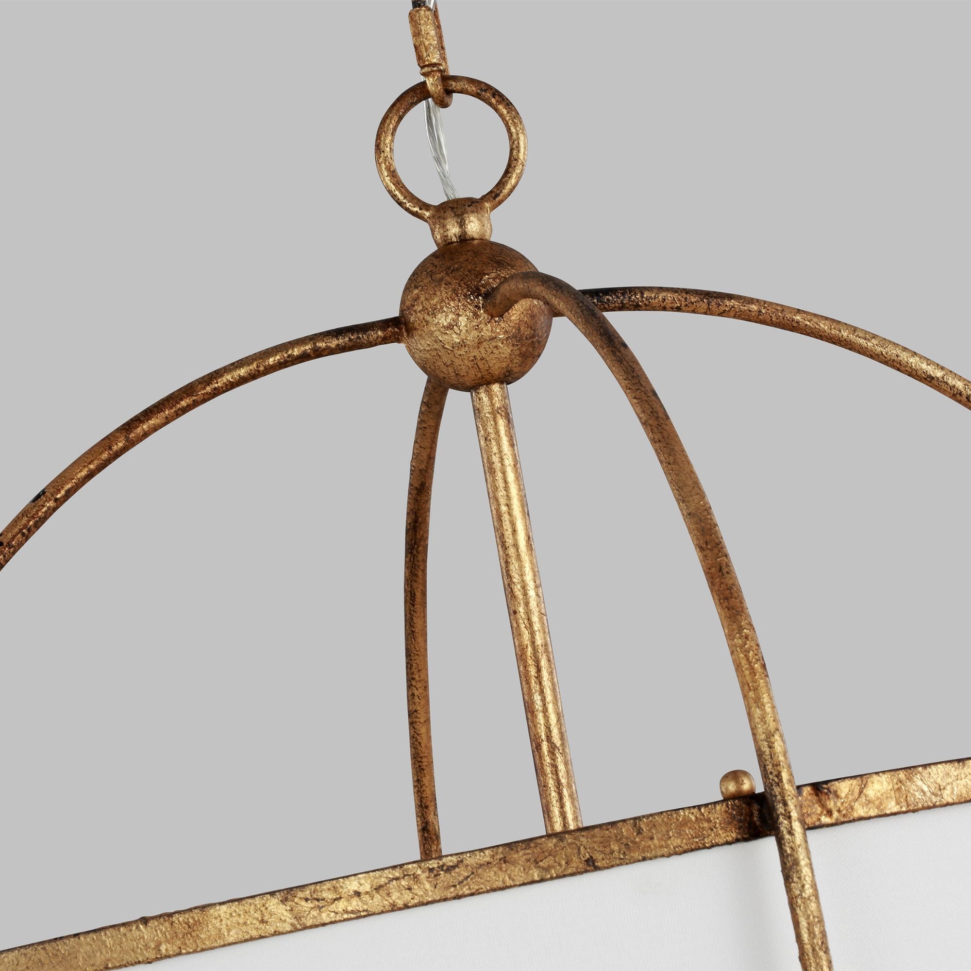 Chapman & Myers Stonington Hanging Shade in Antique Gild