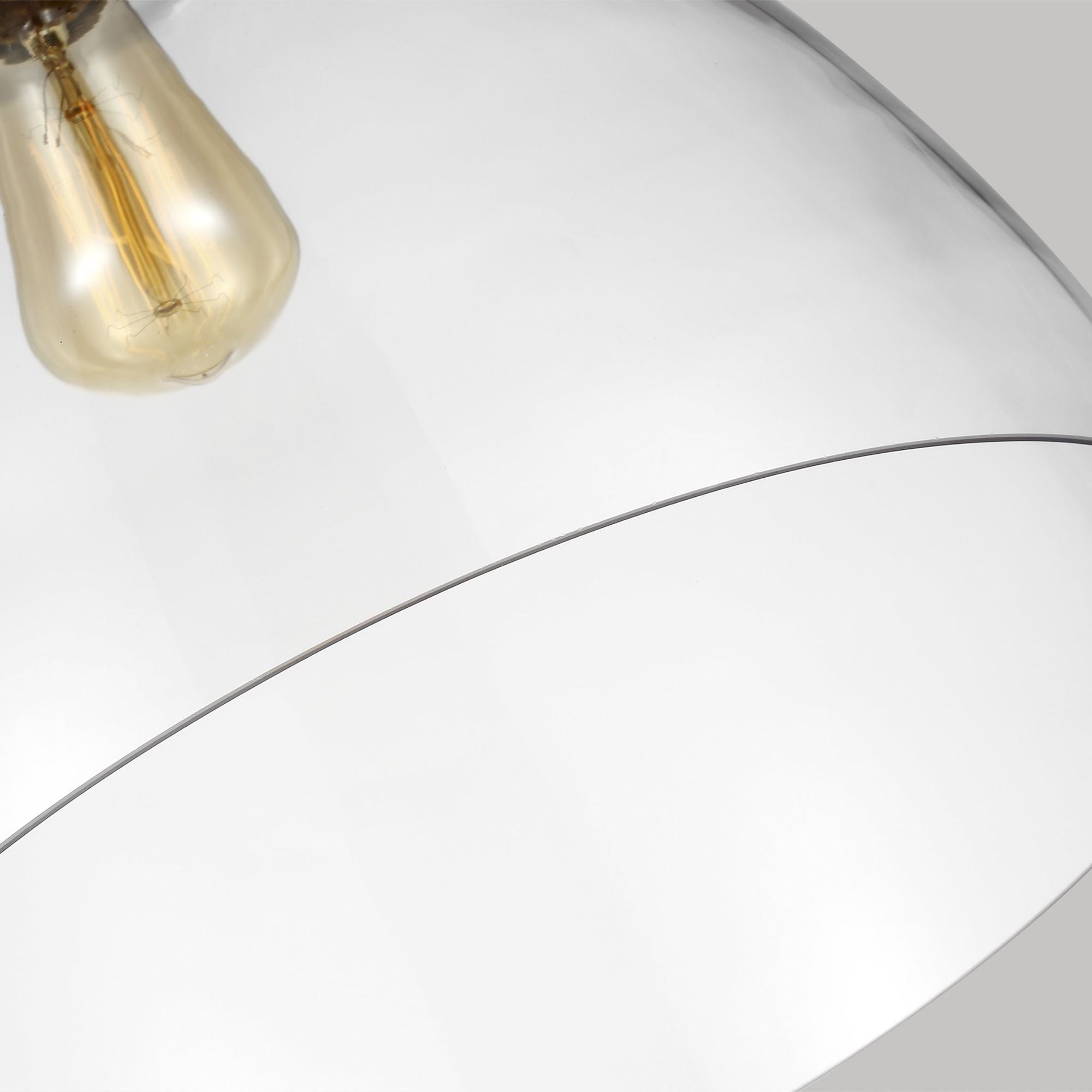 Chapman & Myers Garrett Wide Pendant in Polished Nickel
