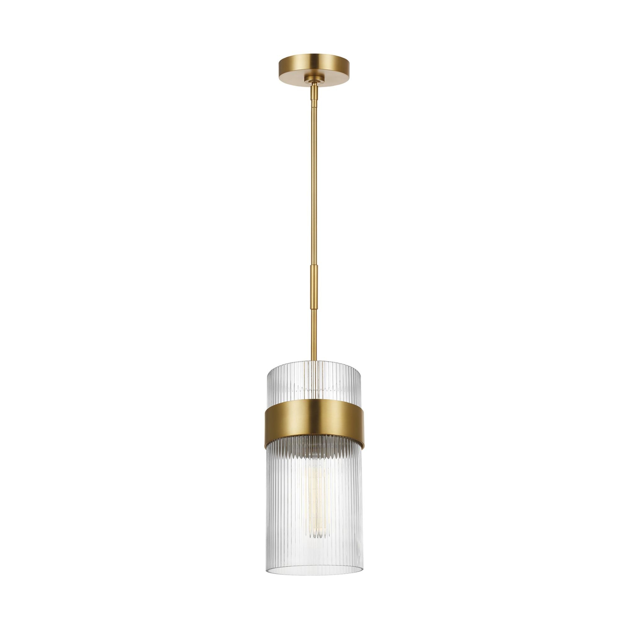 Chapman & Myers Geneva Large Pendant in Burnished Brass