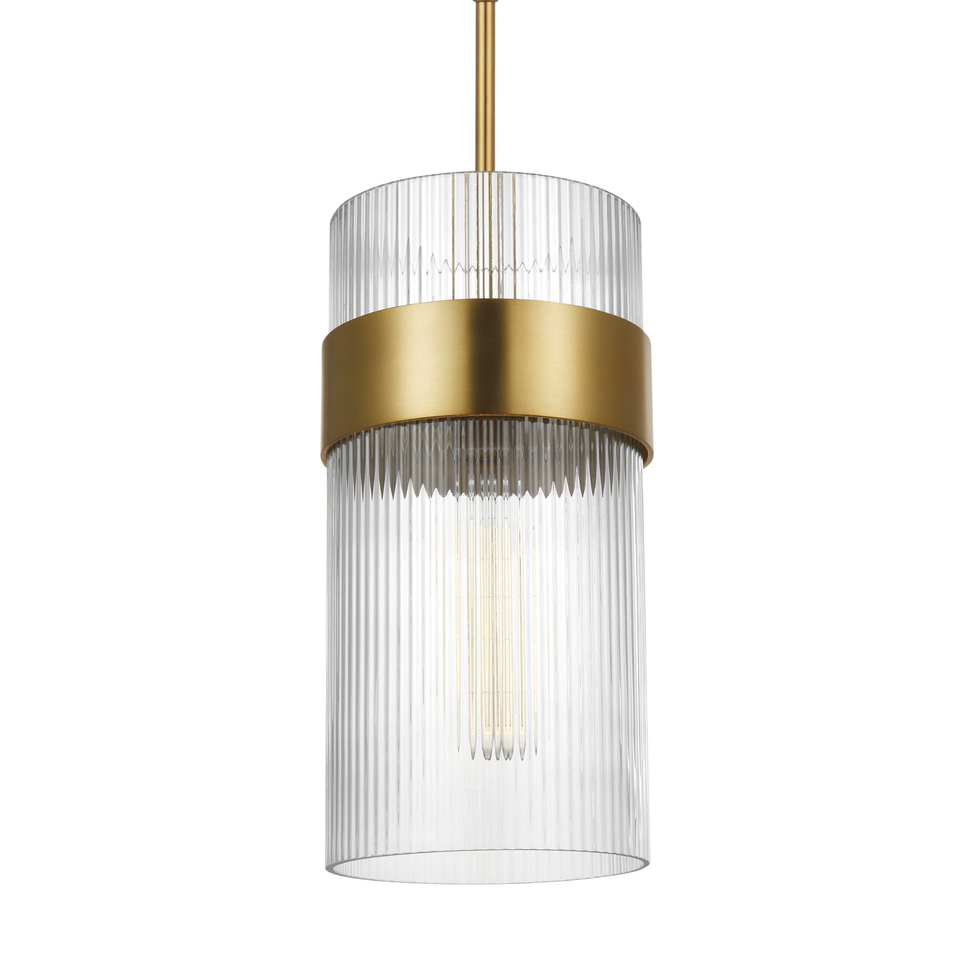 Chapman & Myers Geneva Large Pendant in Burnished Brass