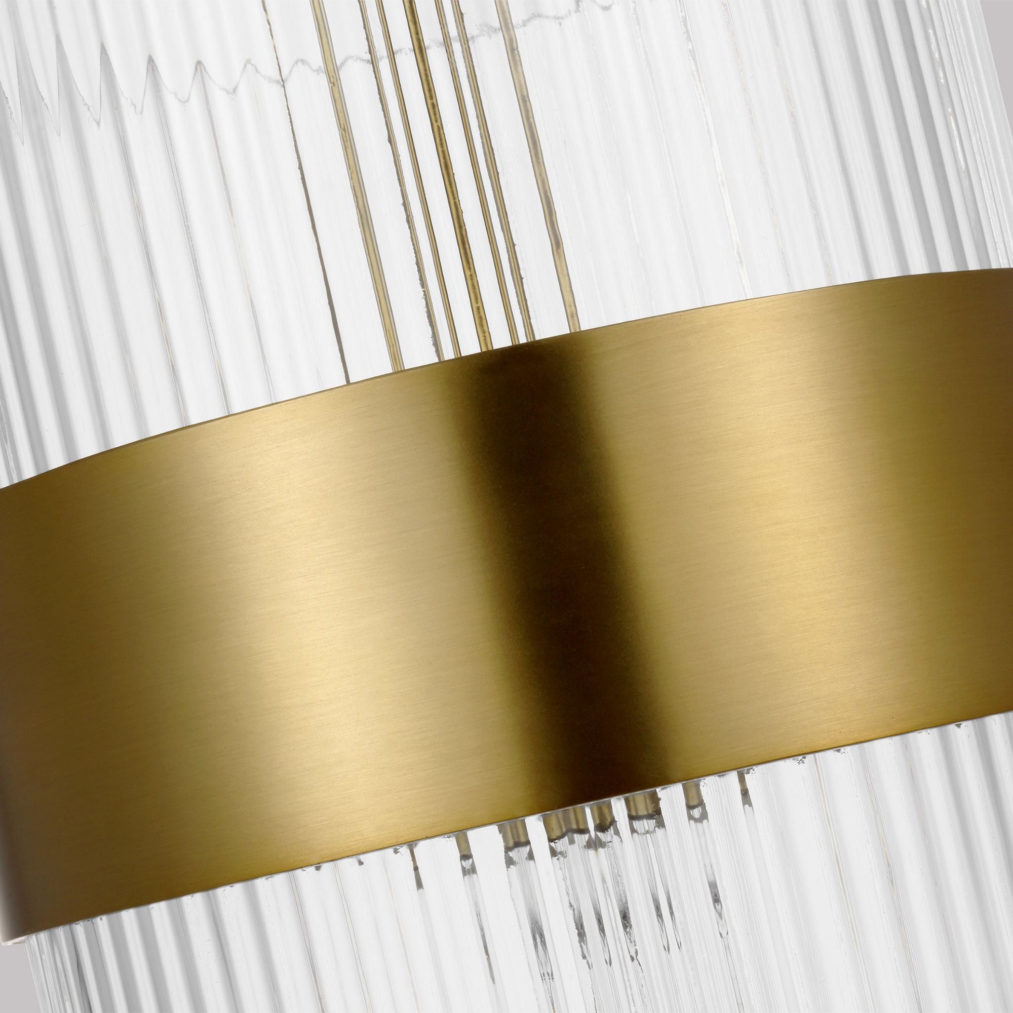 Chapman & Myers Geneva Large Pendant in Burnished Brass