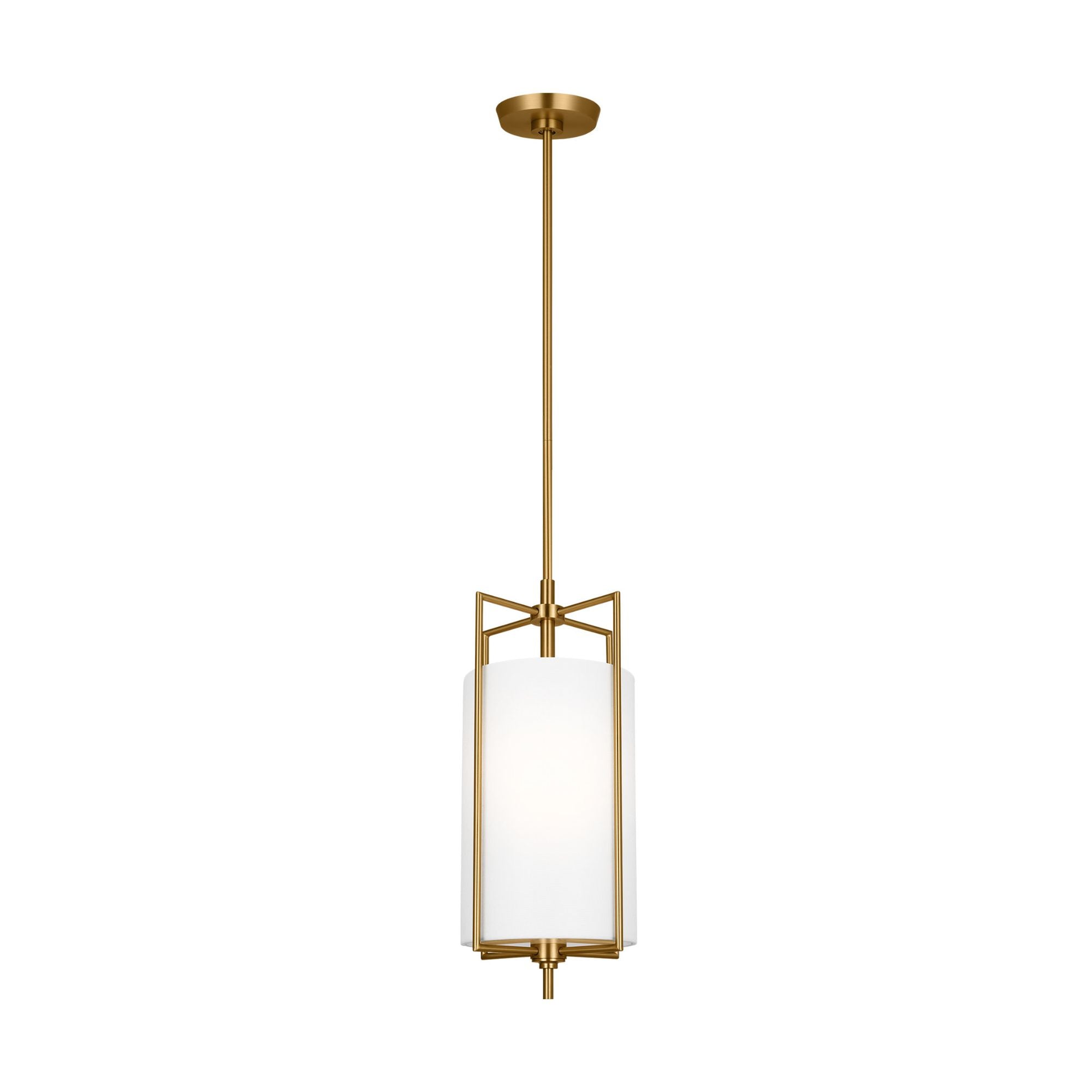 Chapman & Myers Perno Small Hanging Shade in Burnished Brass