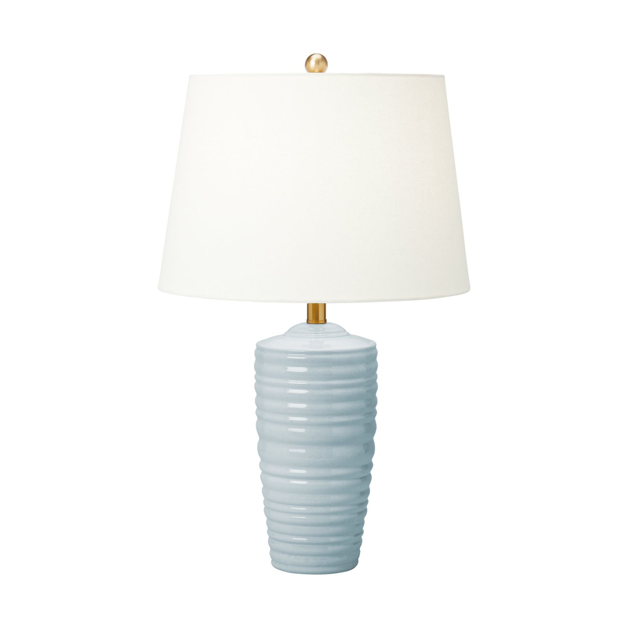Chapman & Myers Waveland Table Lamp in Frosted Anglia