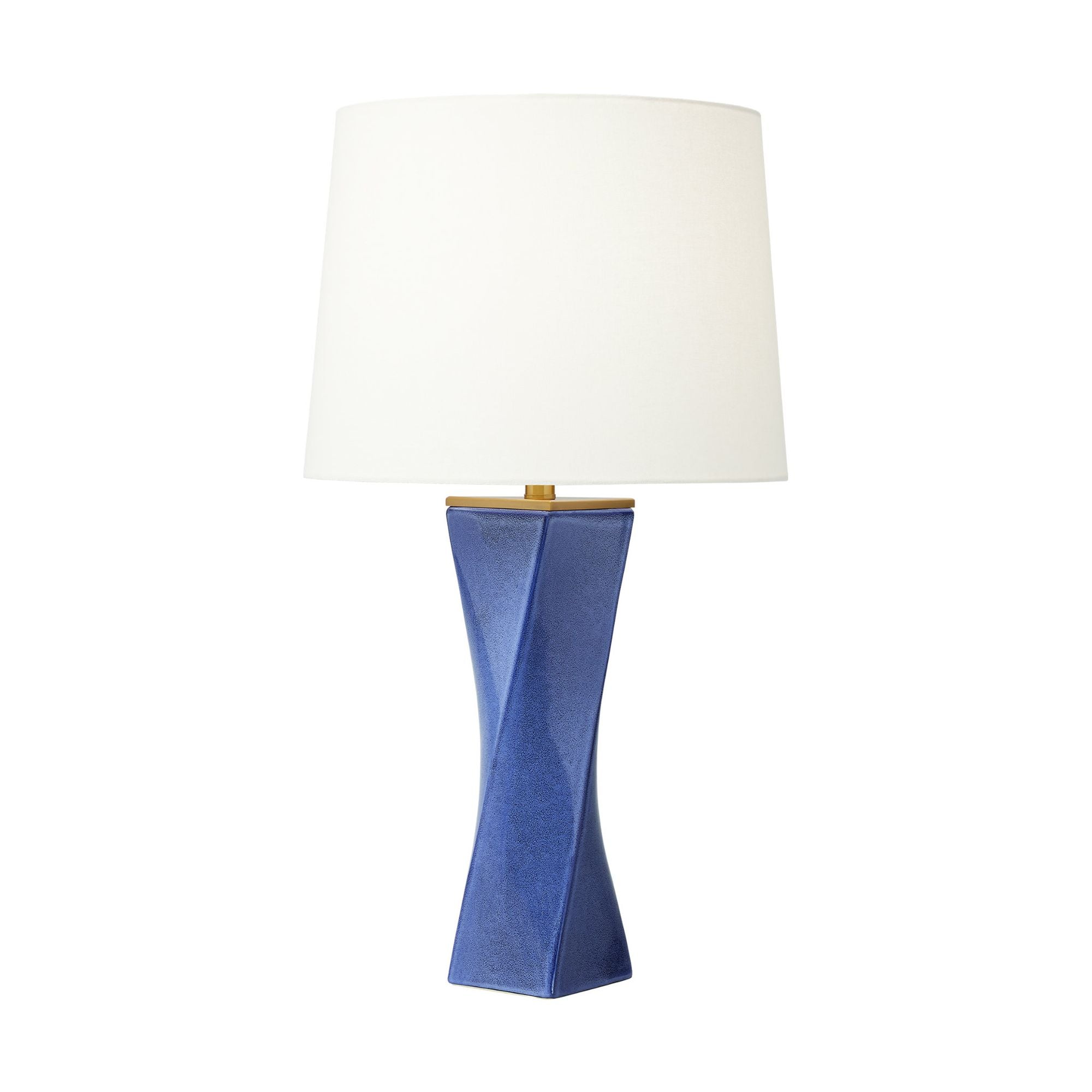 Chapman & Myers Lagos Table Lamp in Frosted Blue