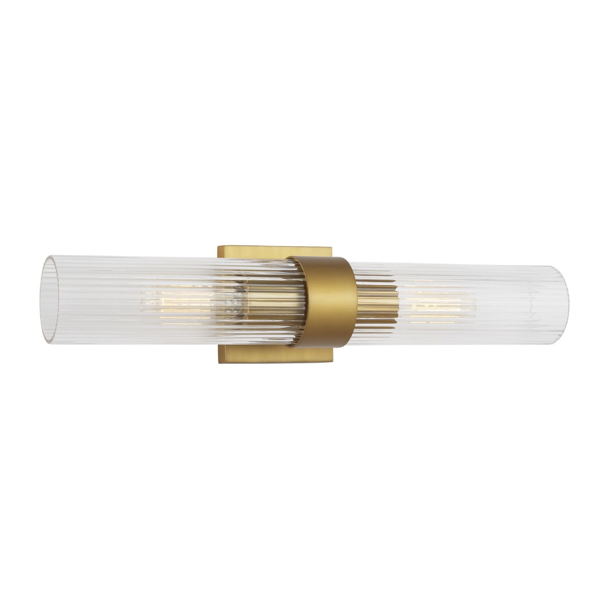 Chapman & Myers Geneva Linear Sconce in Burnished Brass