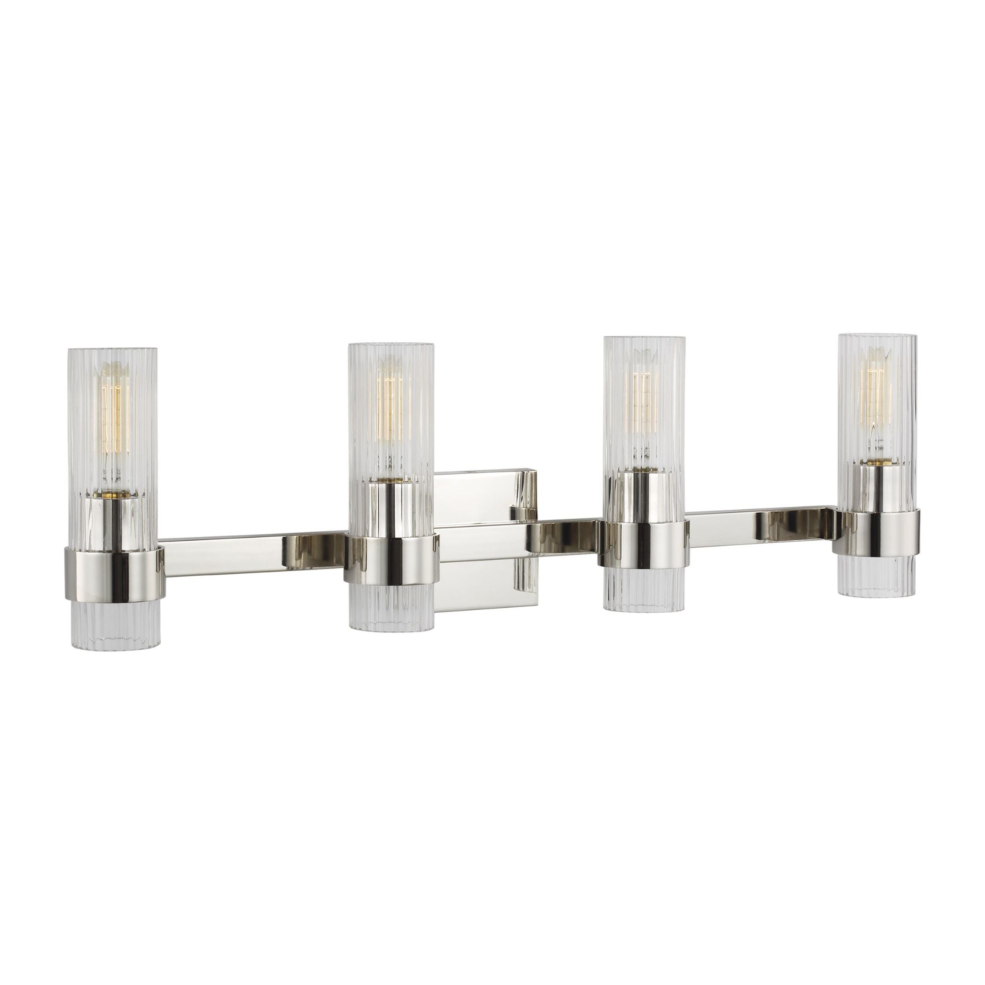 Chapman & Myers Geneva 4 - Light Vanity in Polished Nickel