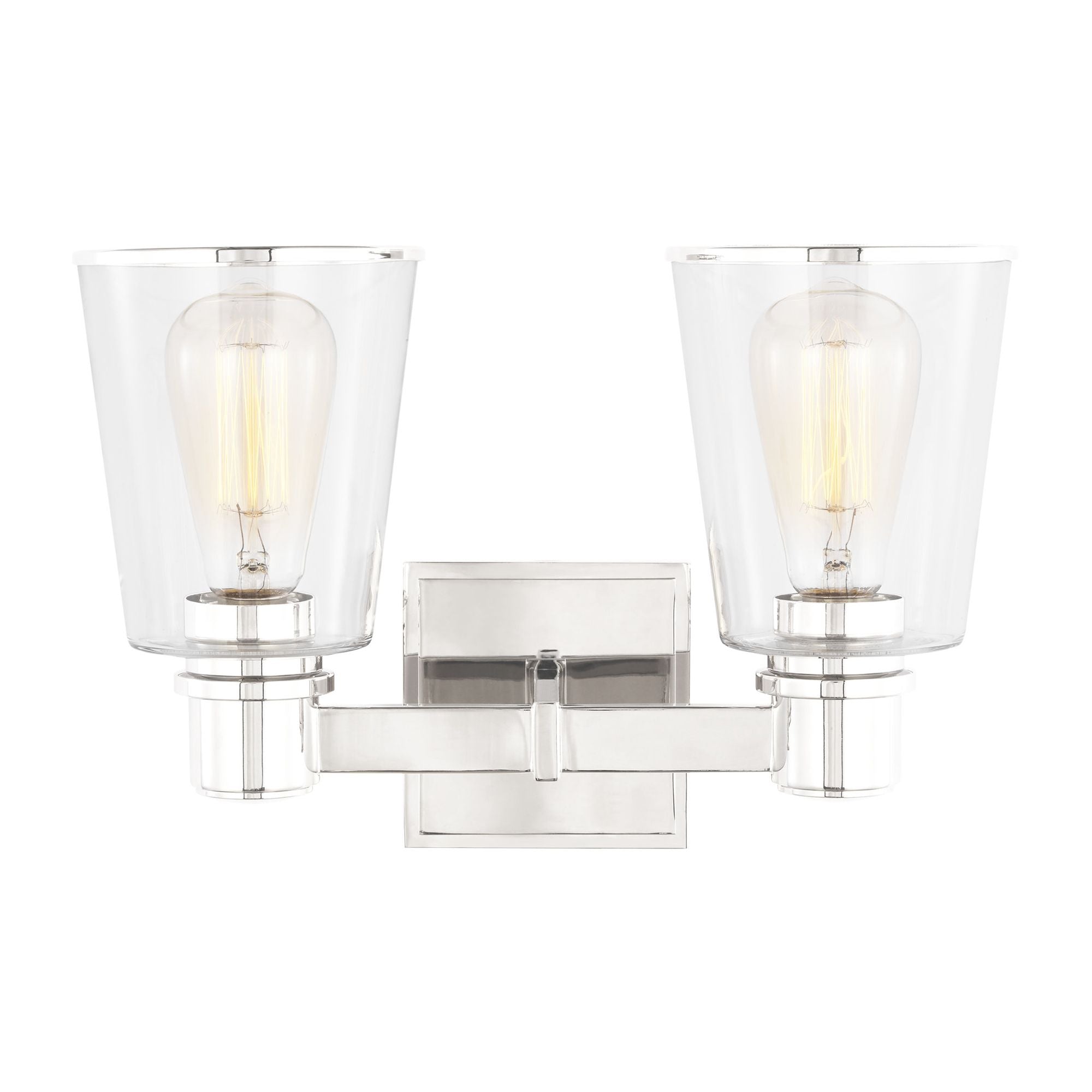 Chapman & Myers Alessa 2 - Light Vanity in Polished Nickel