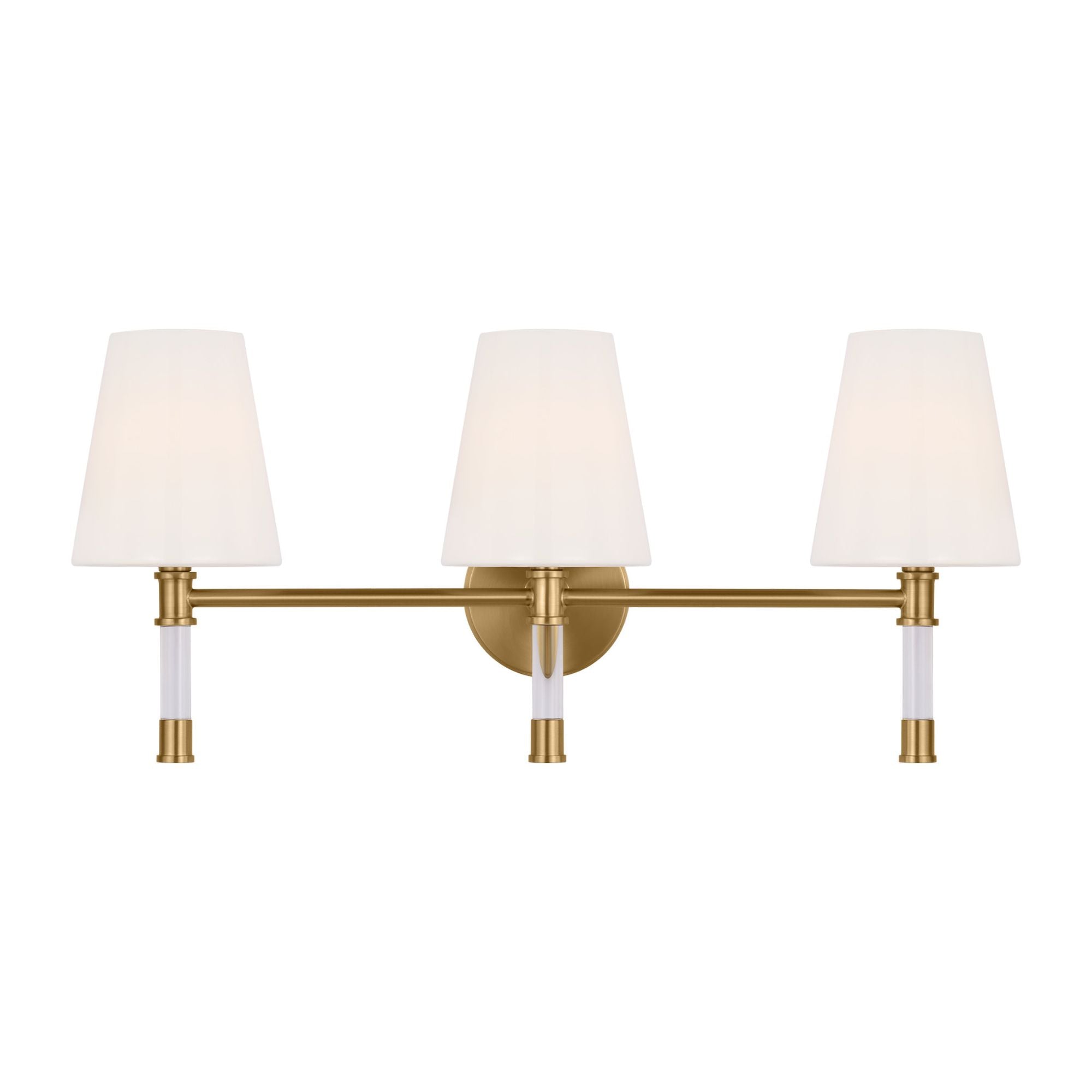 Chapman & Myers Hanover 3 - Light Vanity in Burnished Brass