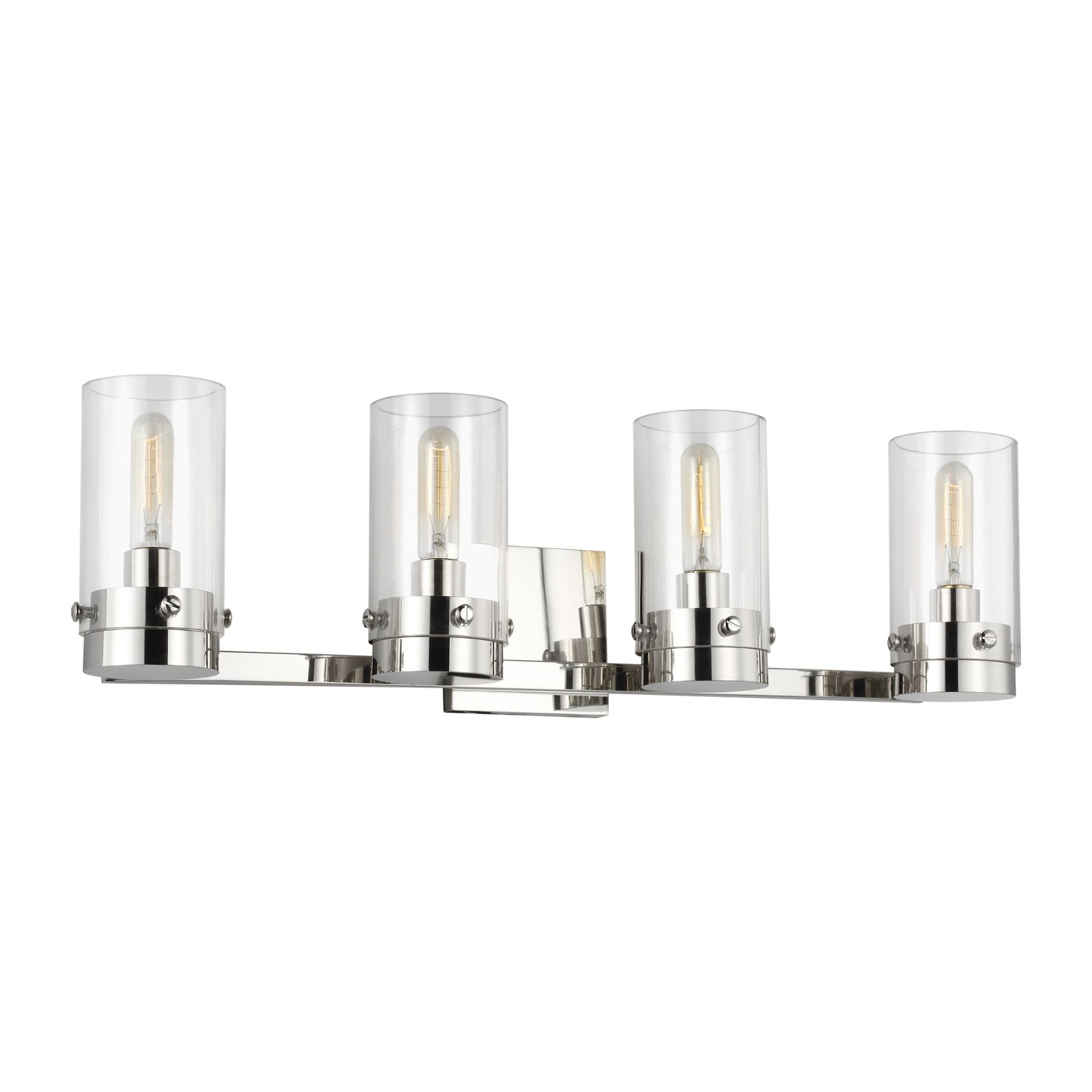 Chapman & Myers Garrett 4 - Light Vanity in Polished Nickel